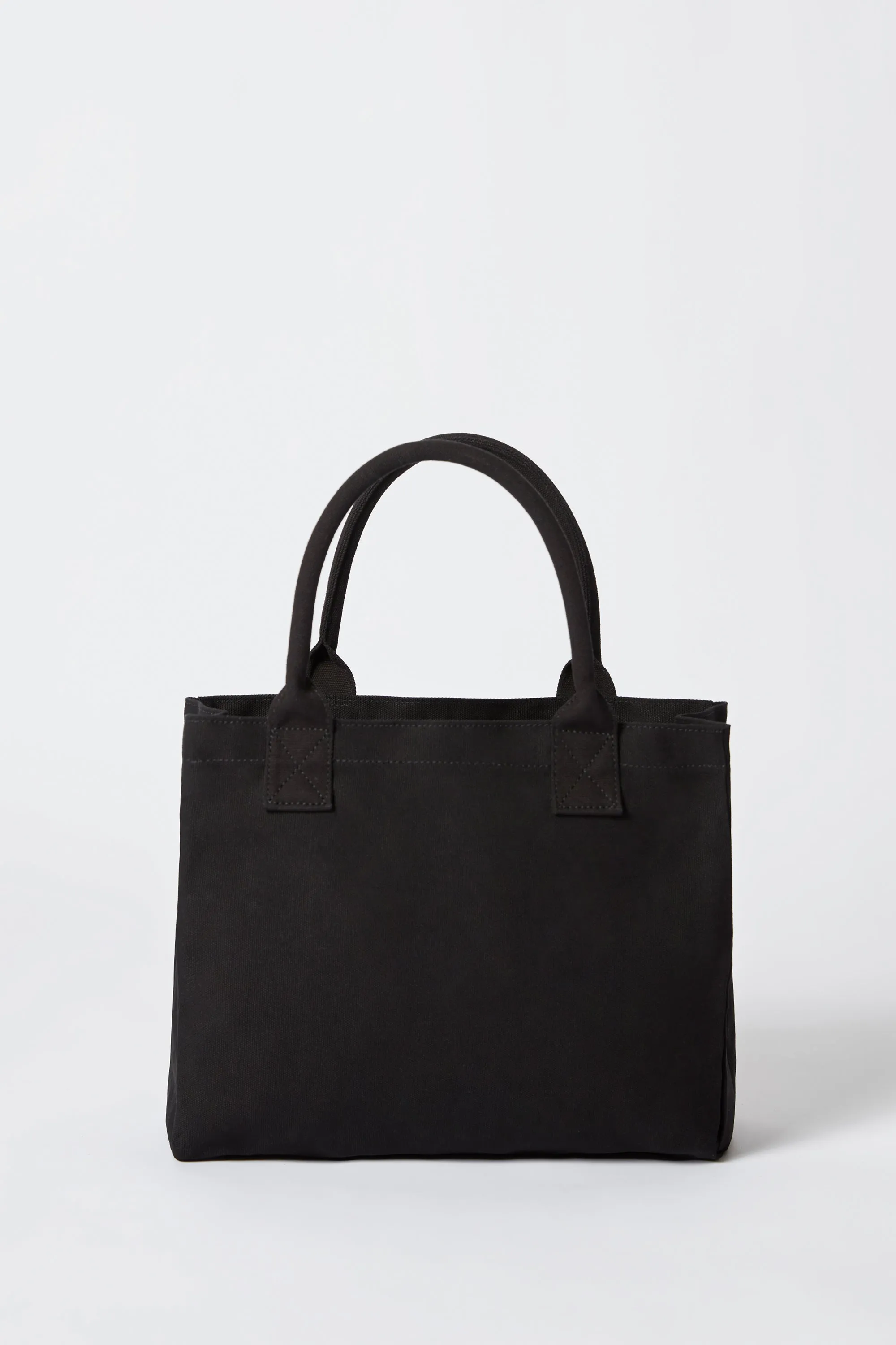 Small Canvas Tote Bag in Black sold by Bo + Tee product image thumbnail 5