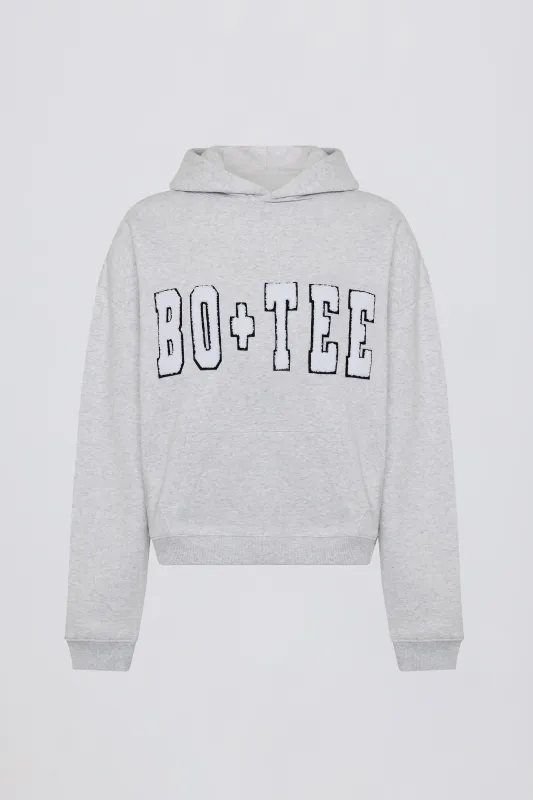 Acid Wash Oversized Hoodie in Heather Grey sold by Bo + Tee