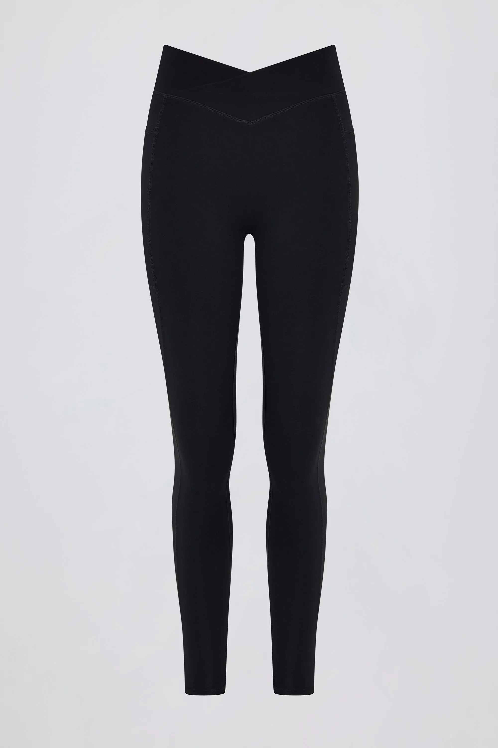 Soft Active Full-Length Leggings in Black sold by Bo + Tee product image thumbnail 4