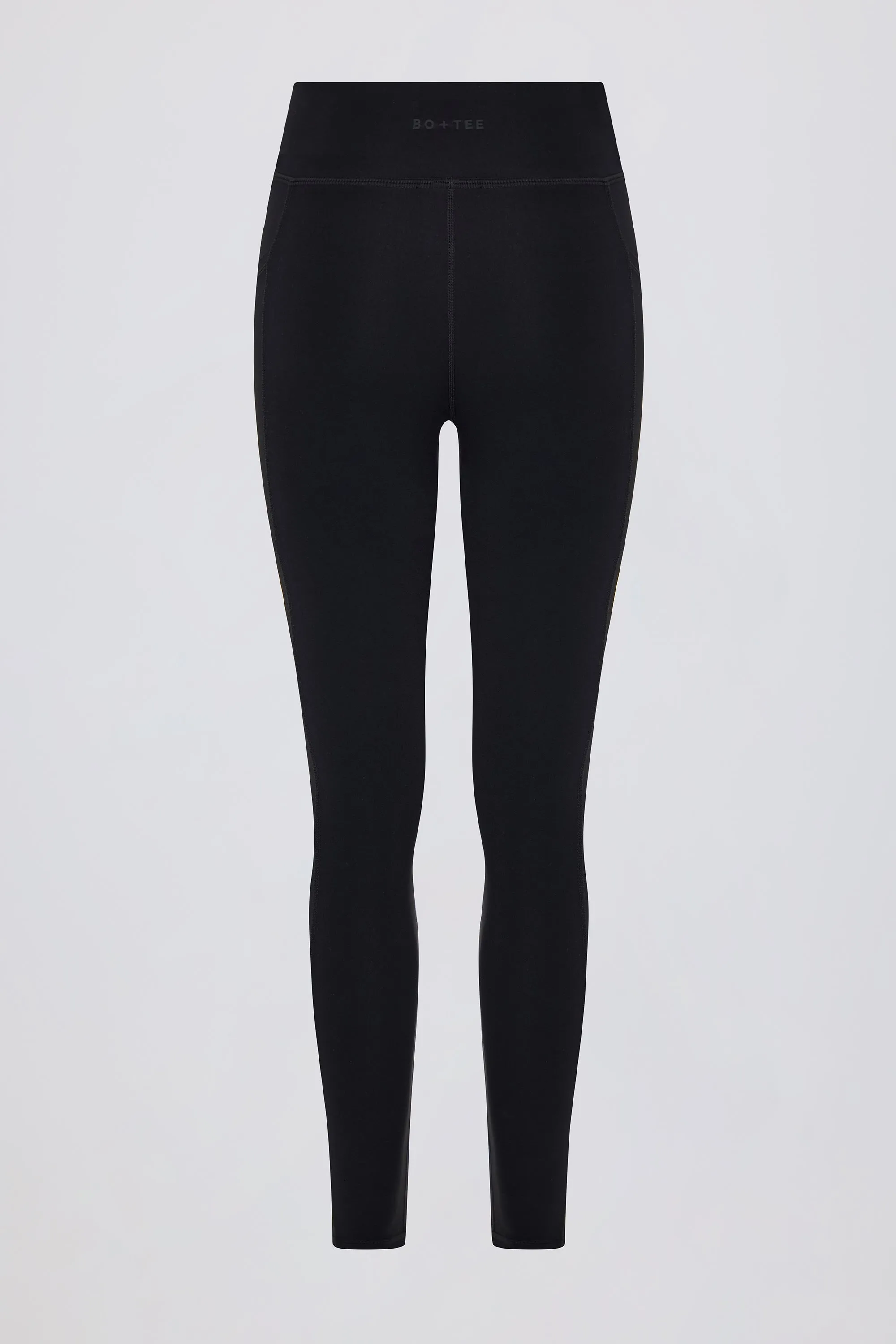 Soft Active Full-Length Leggings in Black sold by Bo + Tee product image thumbnail 5