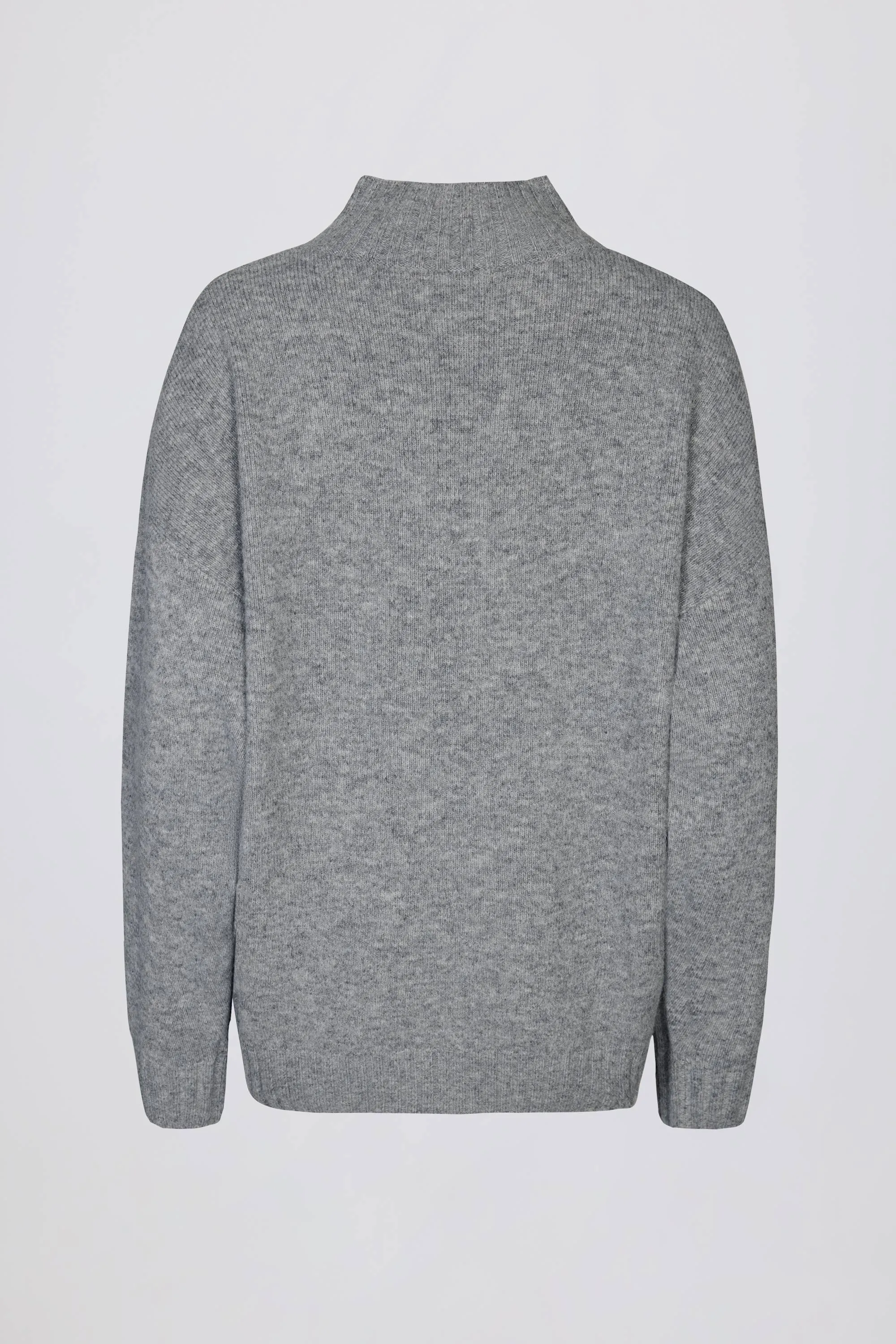 Soft Knit Oversized Jumper in Grey sold by Bo + Tee product image thumbnail 4