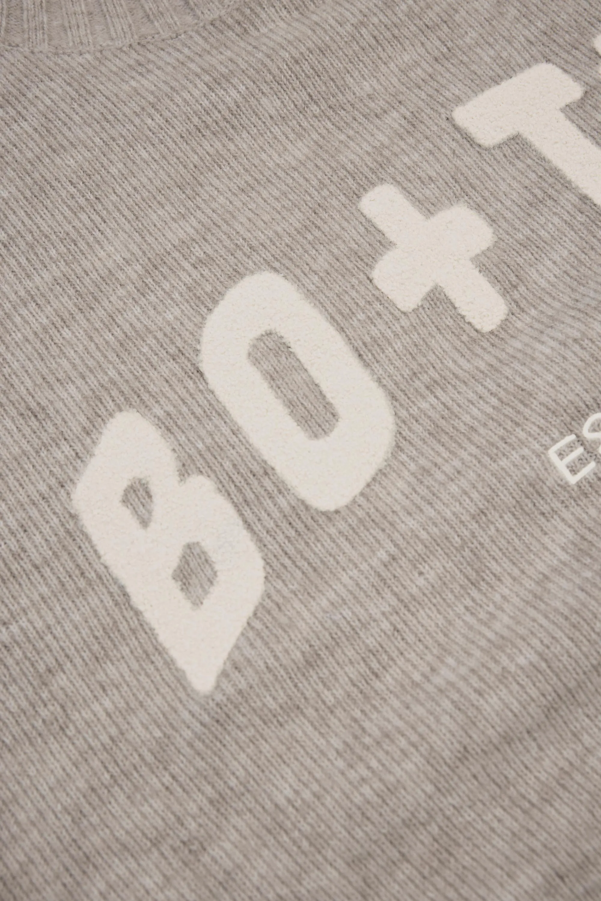 Soft Knit Oversized Jumper in Beige sold by Bo + Tee product image thumbnail 5