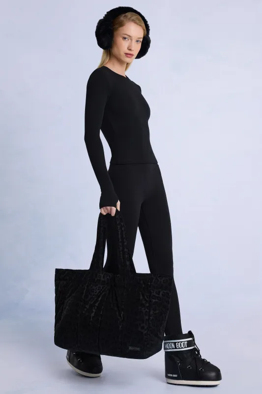 Waterproof Puffer Tote Bag in Black sold by Bo + Tee