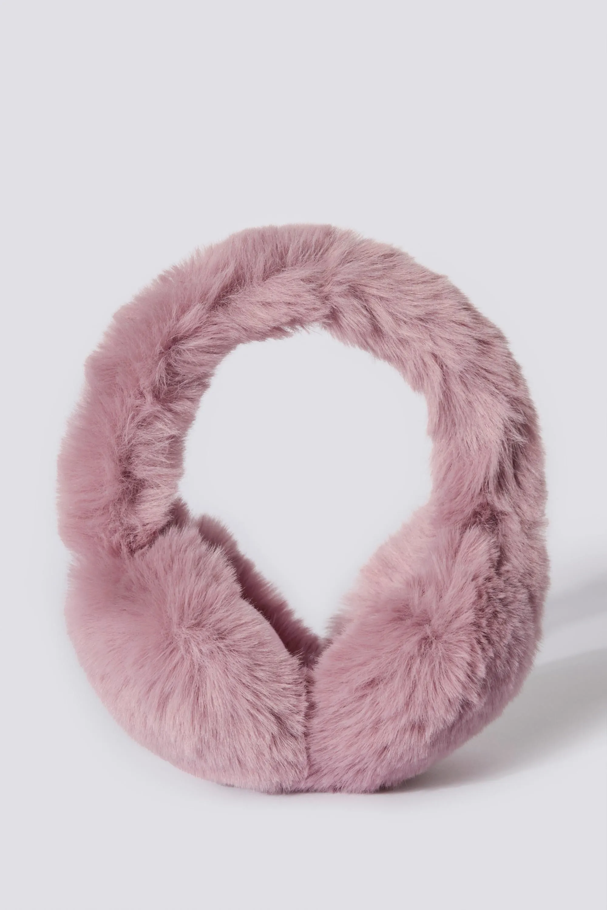 Faux-Fur Earmuffs in Powder Pink sold by Bo + Tee product image thumbnail 2