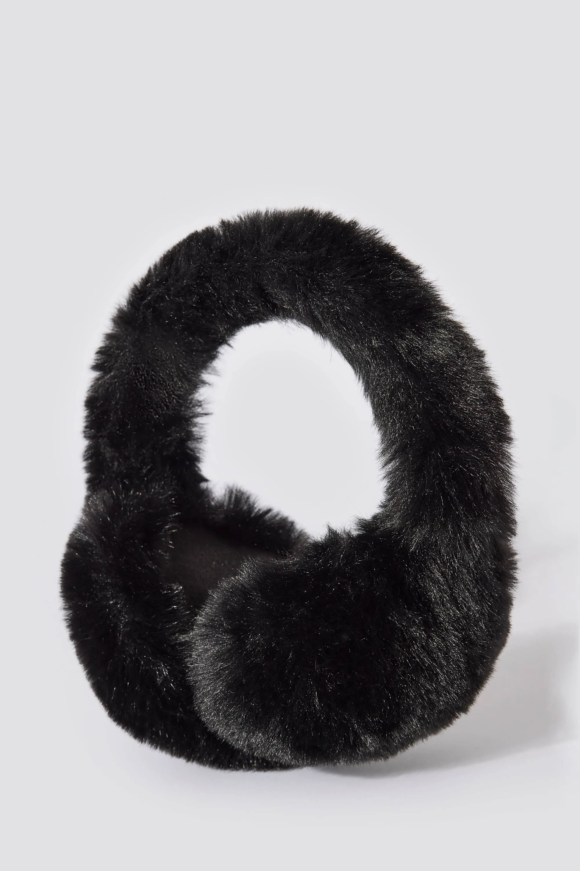 Faux-Fur Earmuffs in Black sold by Bo + Tee product image thumbnail 4