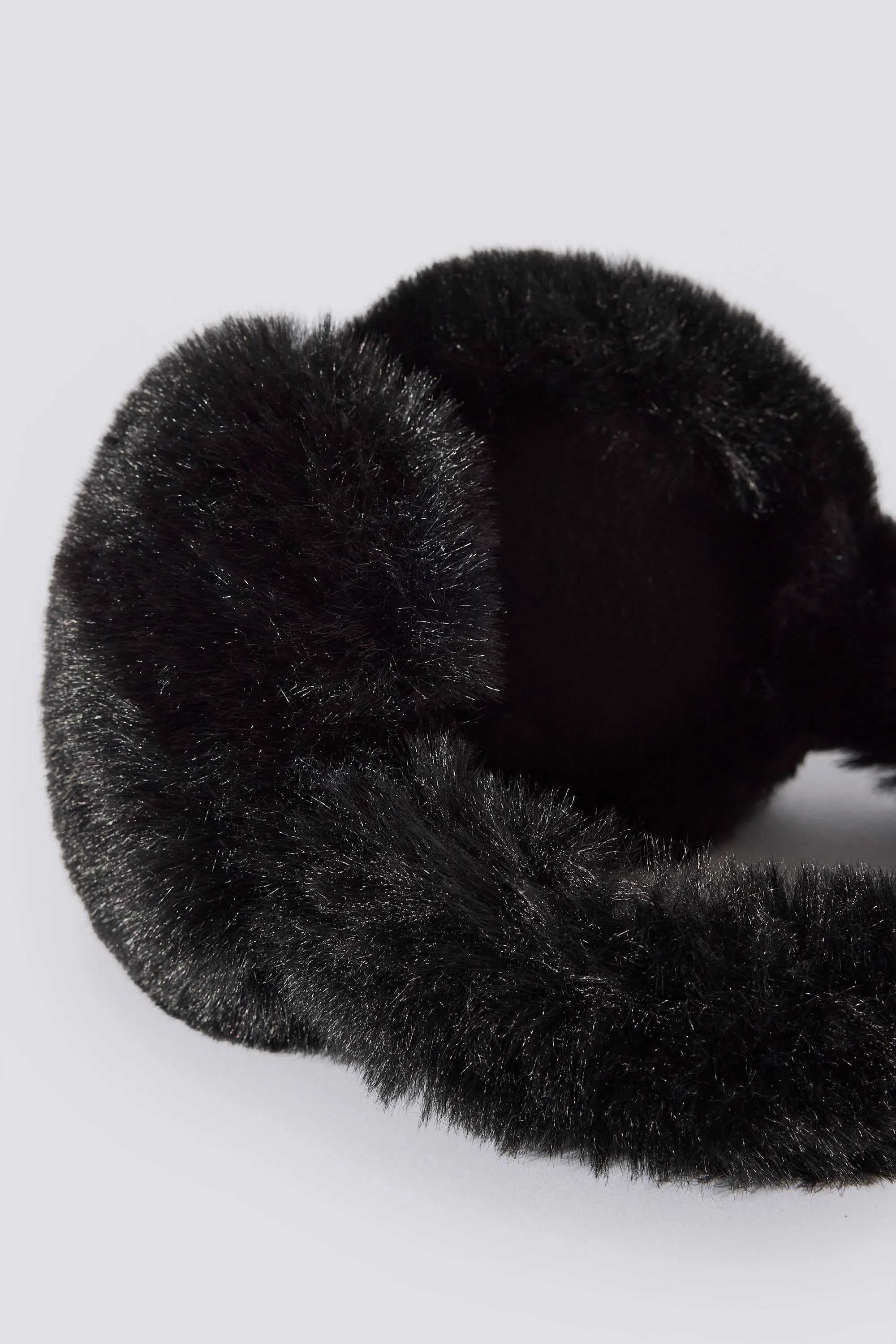 Faux-Fur Earmuffs in Black sold by Bo + Tee product image thumbnail 5