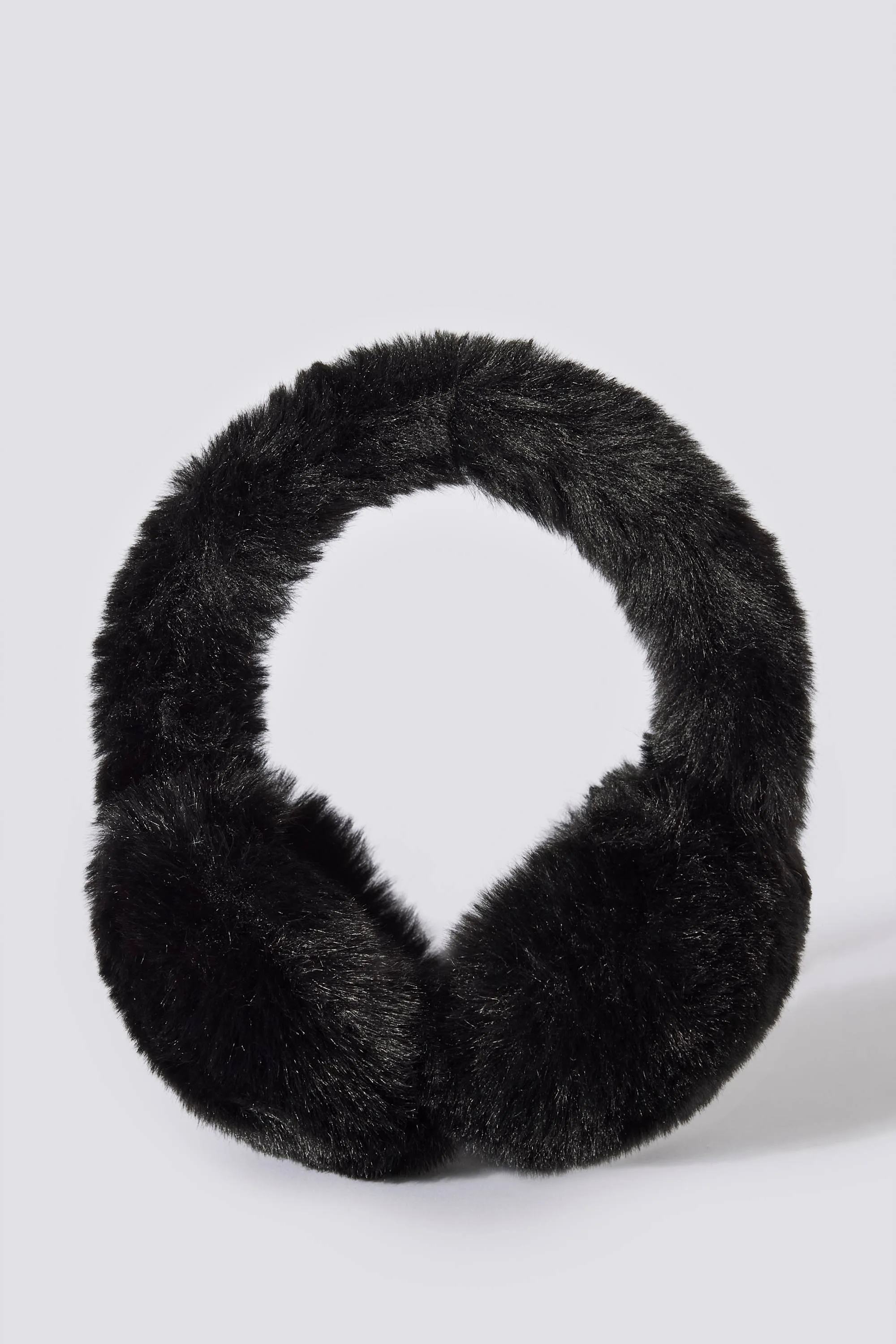 Faux-Fur Earmuffs in Black sold by Bo + Tee product image thumbnail 2