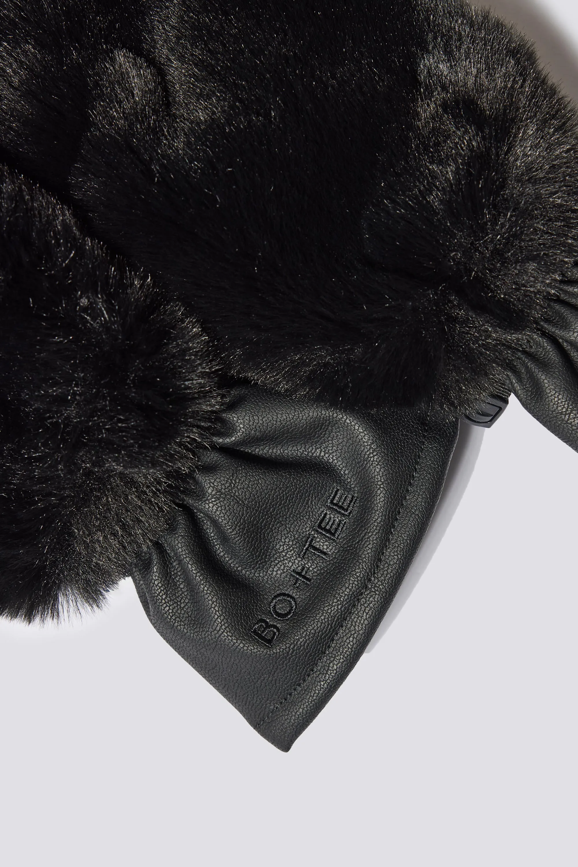 Faux-Fur Gloves in Black sold by Bo + Tee product image thumbnail 5