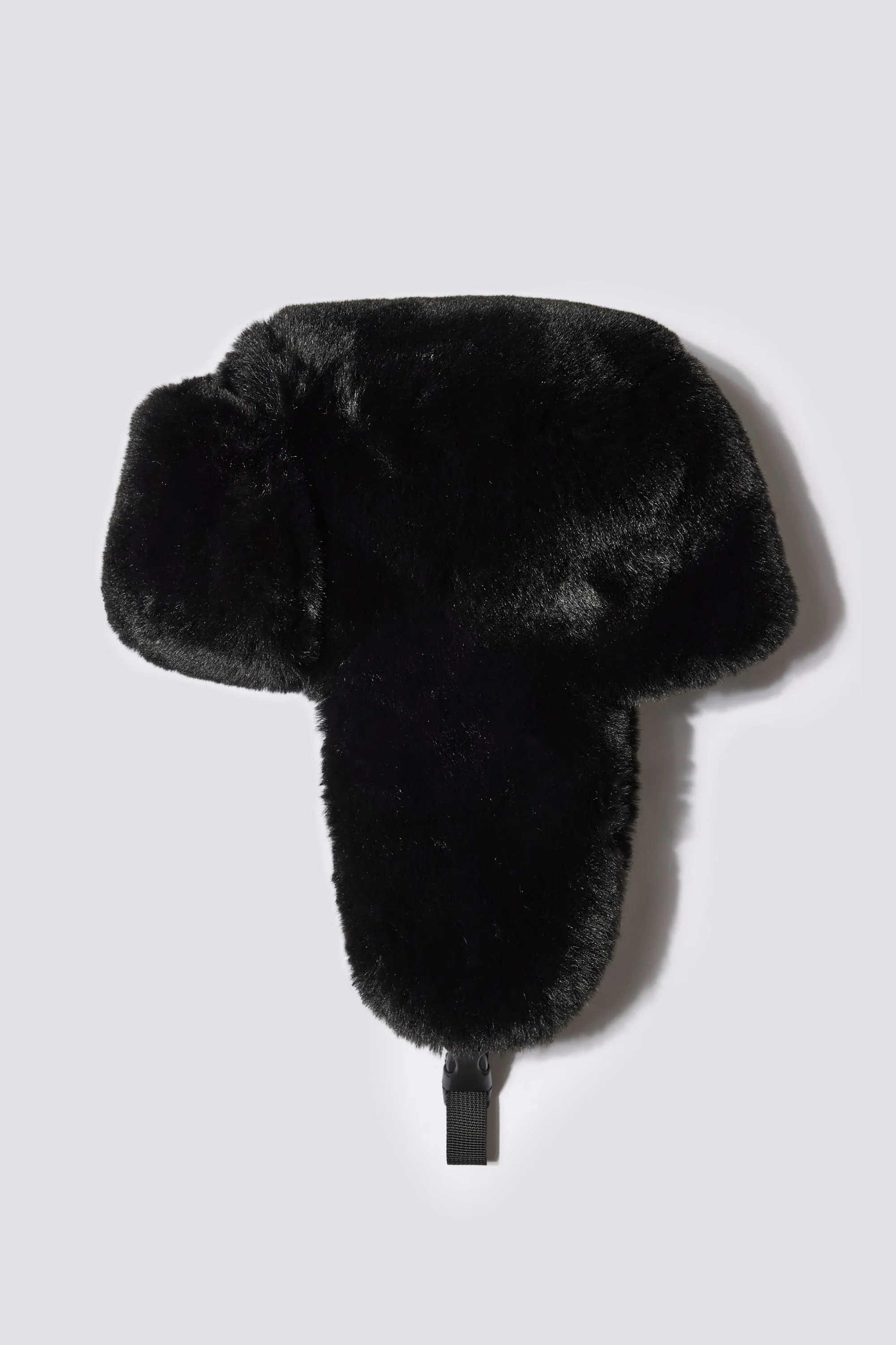 Faux-Fur Trapper Hat in Black sold by Bo + Tee product image thumbnail 5