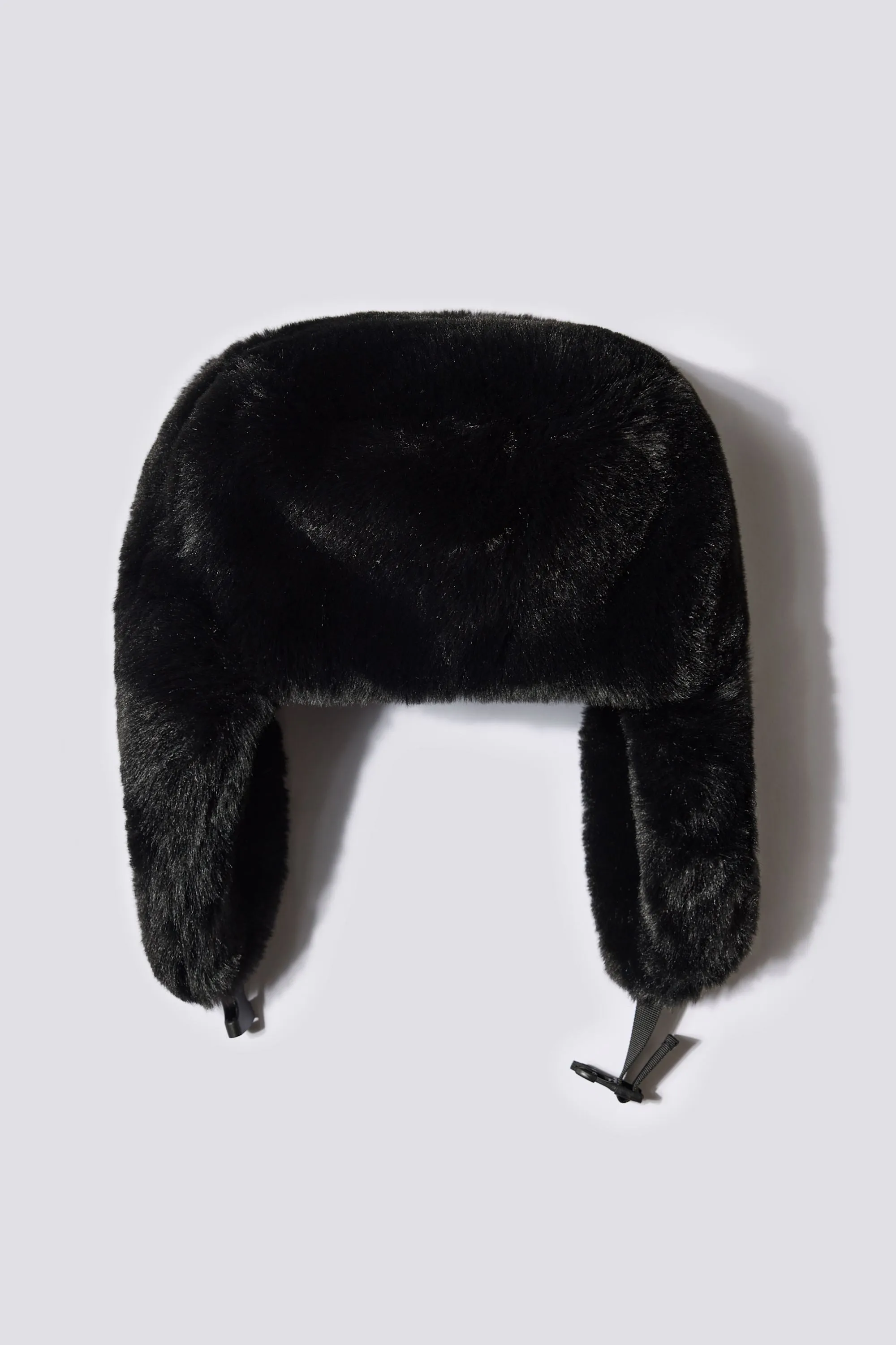 Faux-Fur Trapper Hat in Black sold by Bo + Tee product image thumbnail 4