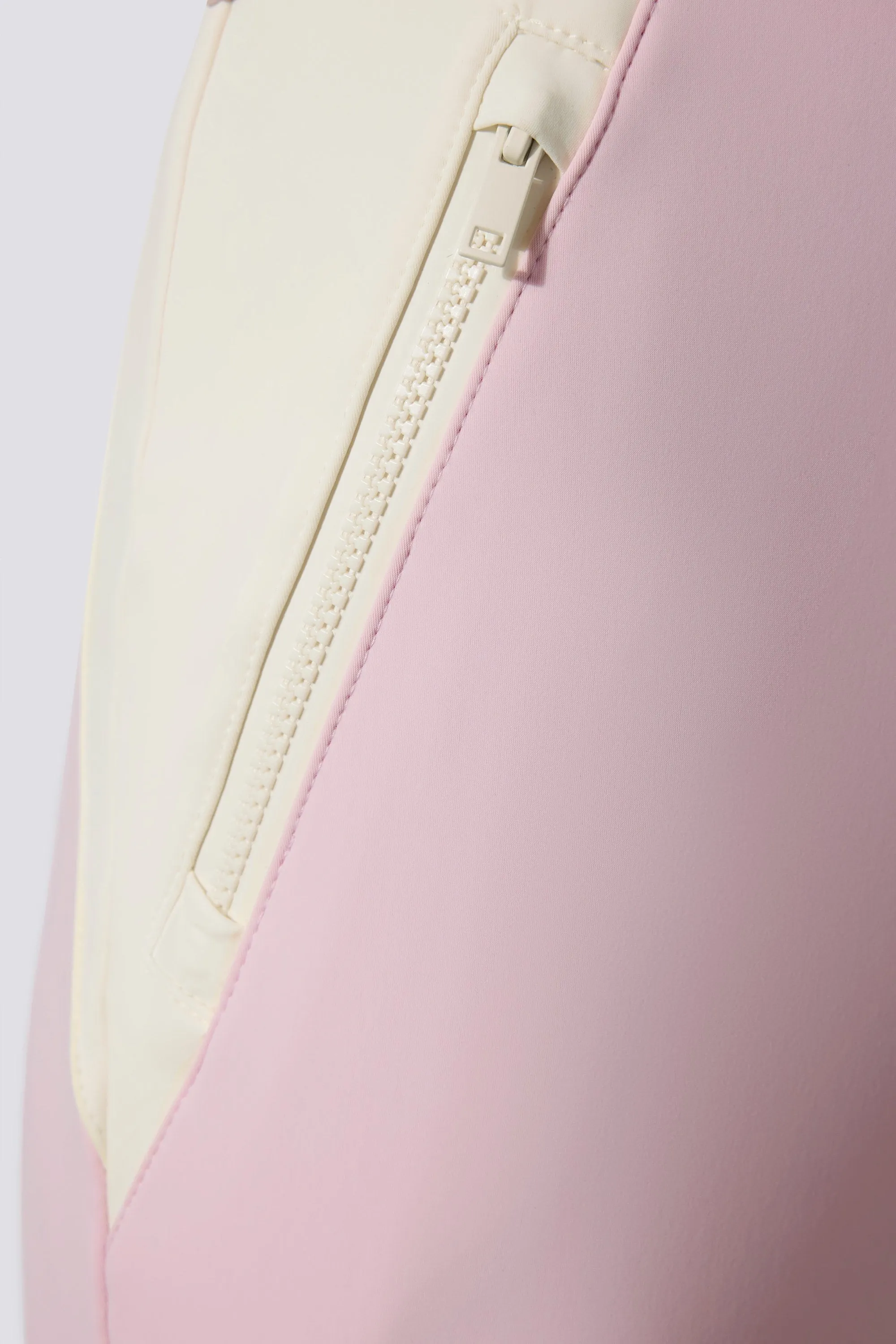 Waterproof Hooded Fitted Ski Suit in Powder Pink sold by Bo + Tee product image thumbnail 5