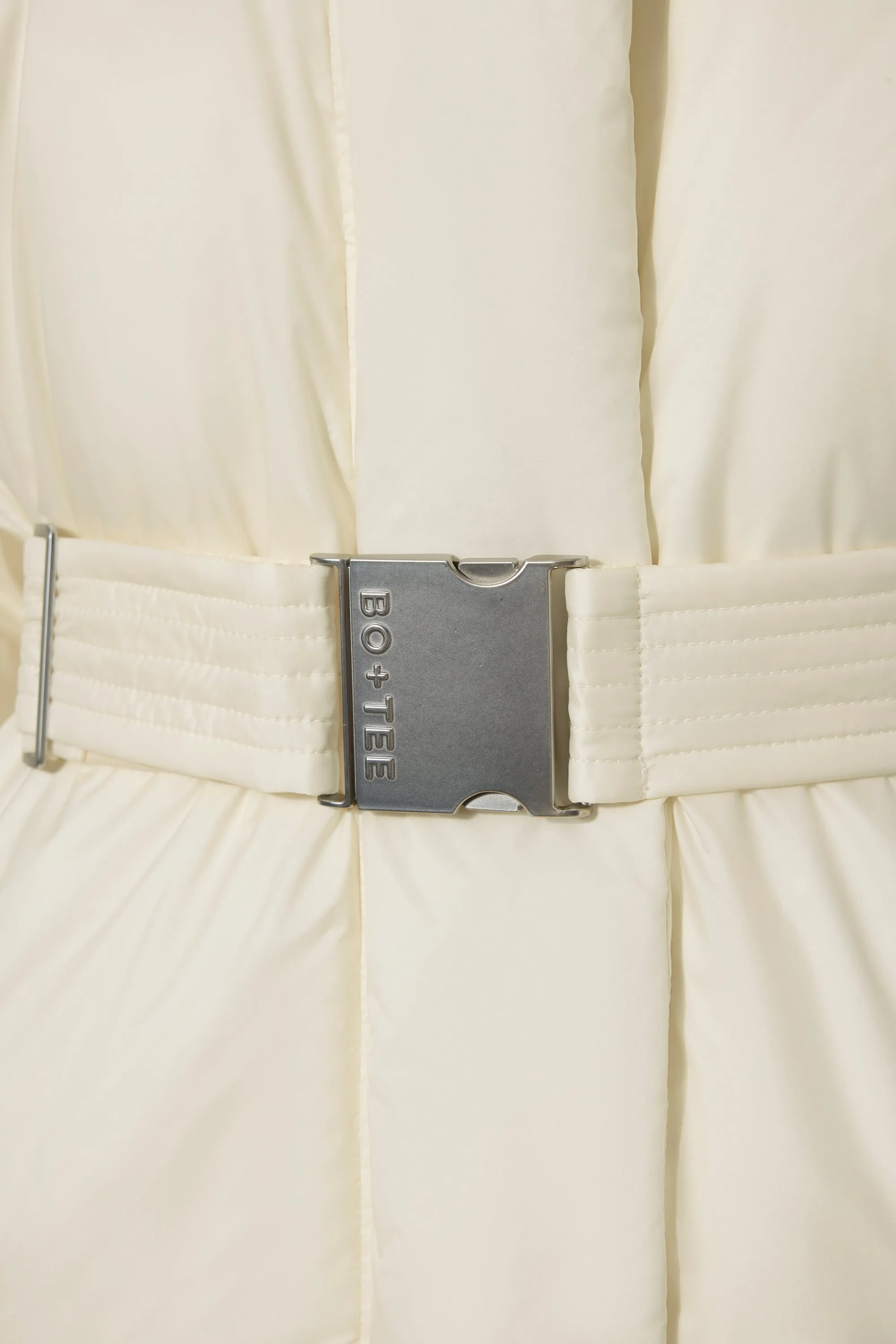 Waterproof Belted Oversized Ski Jacket in Ice sold by Bo + Tee product image thumbnail 5