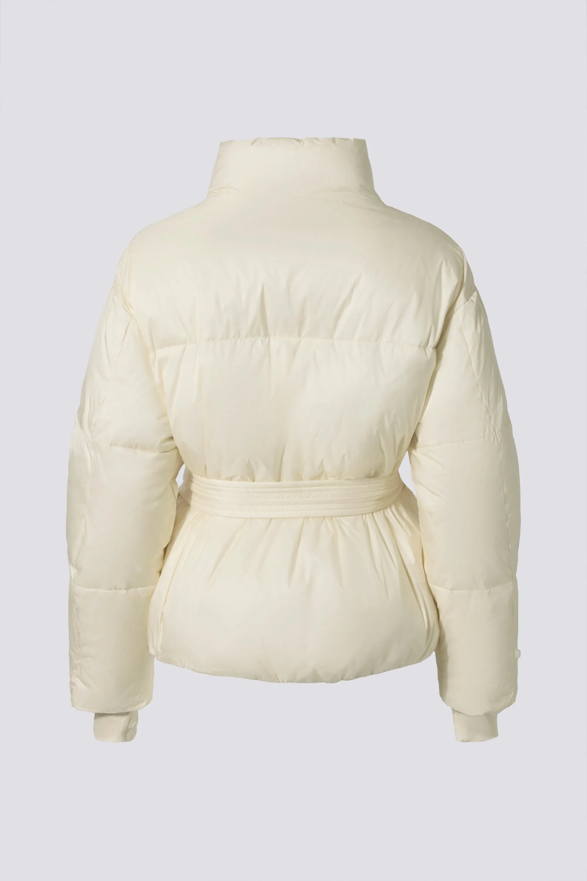 Waterproof Belted Oversized Ski Jacket in Ice sold by Bo + Tee product image thumbnail 4