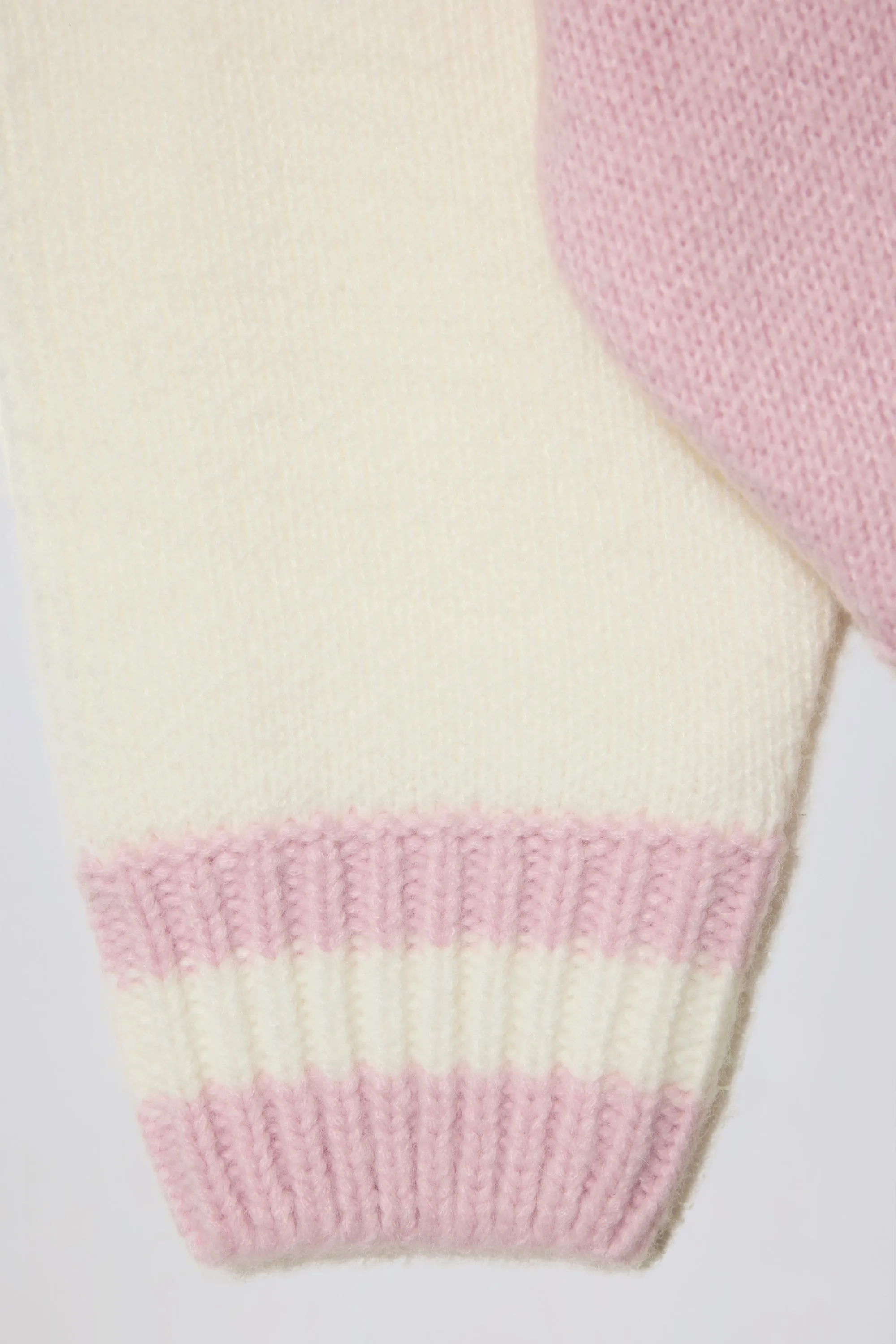 Knit Turtleneck Oversized Jumper in Powder Pink sold by Bo + Tee product image thumbnail 5