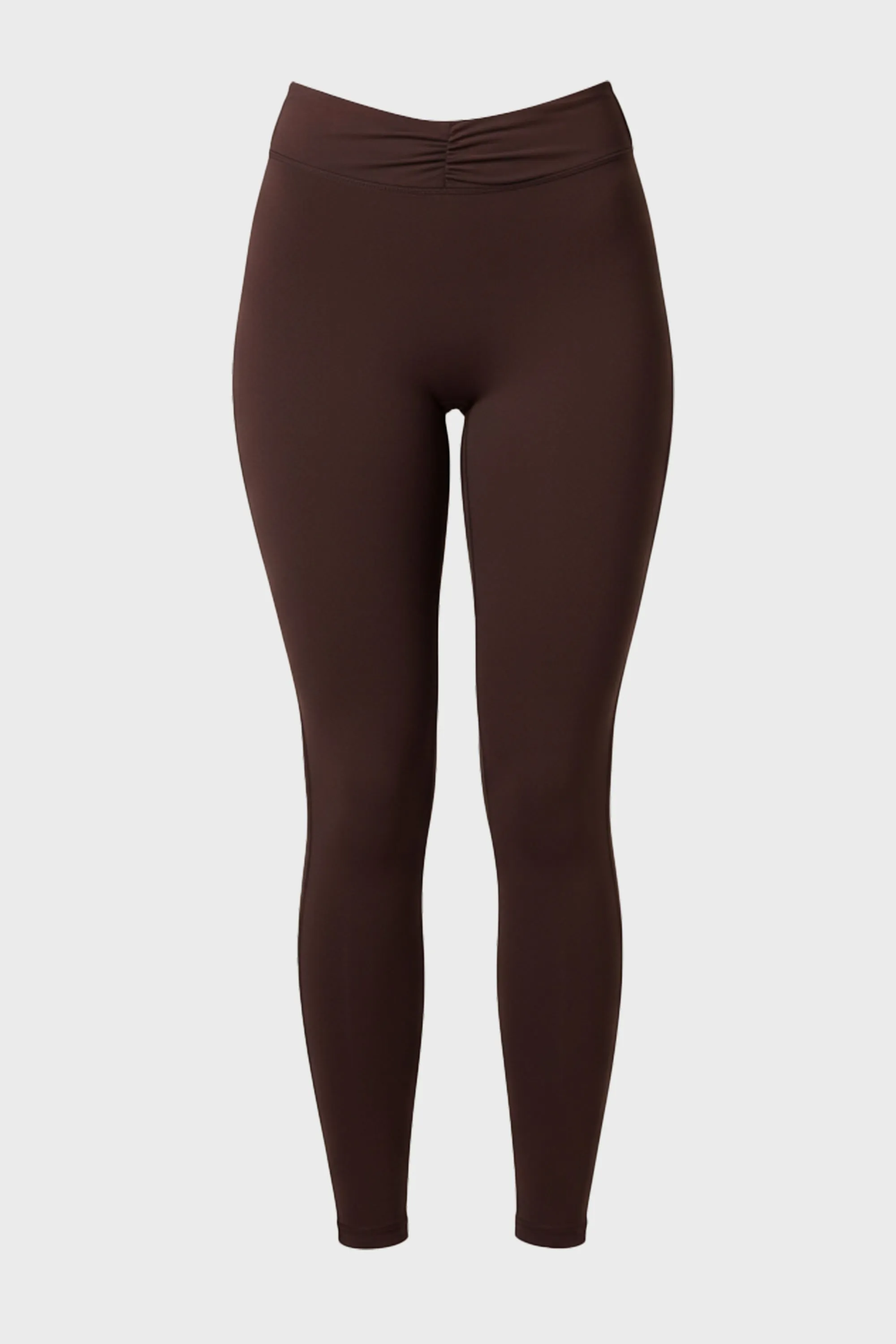 Soft Active Ruched Leggings in Espresso sold by Bo + Tee product image thumbnail 3