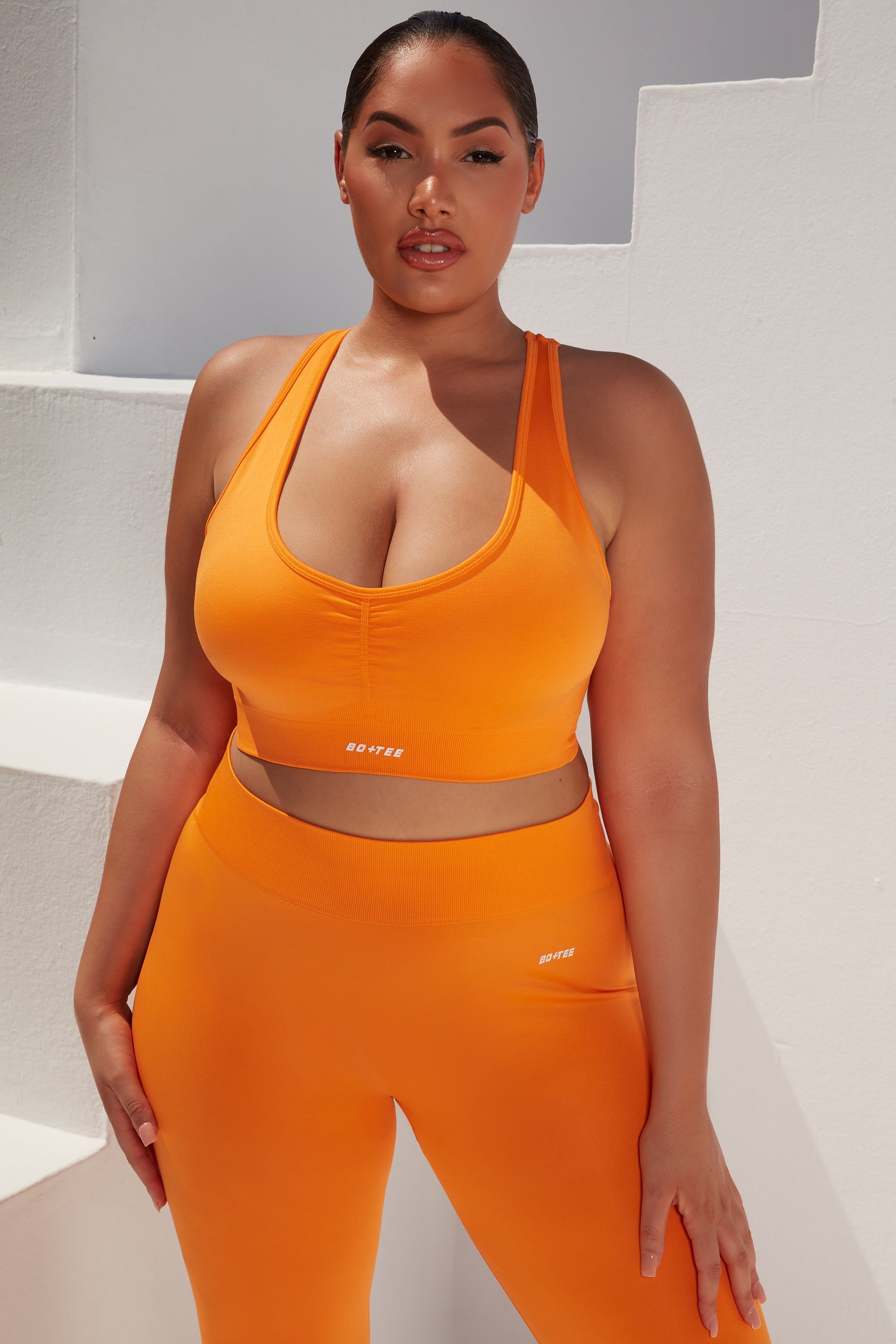 Beam - Sports Bra in Orange sold by Bo + Tee product image thumbnail 6