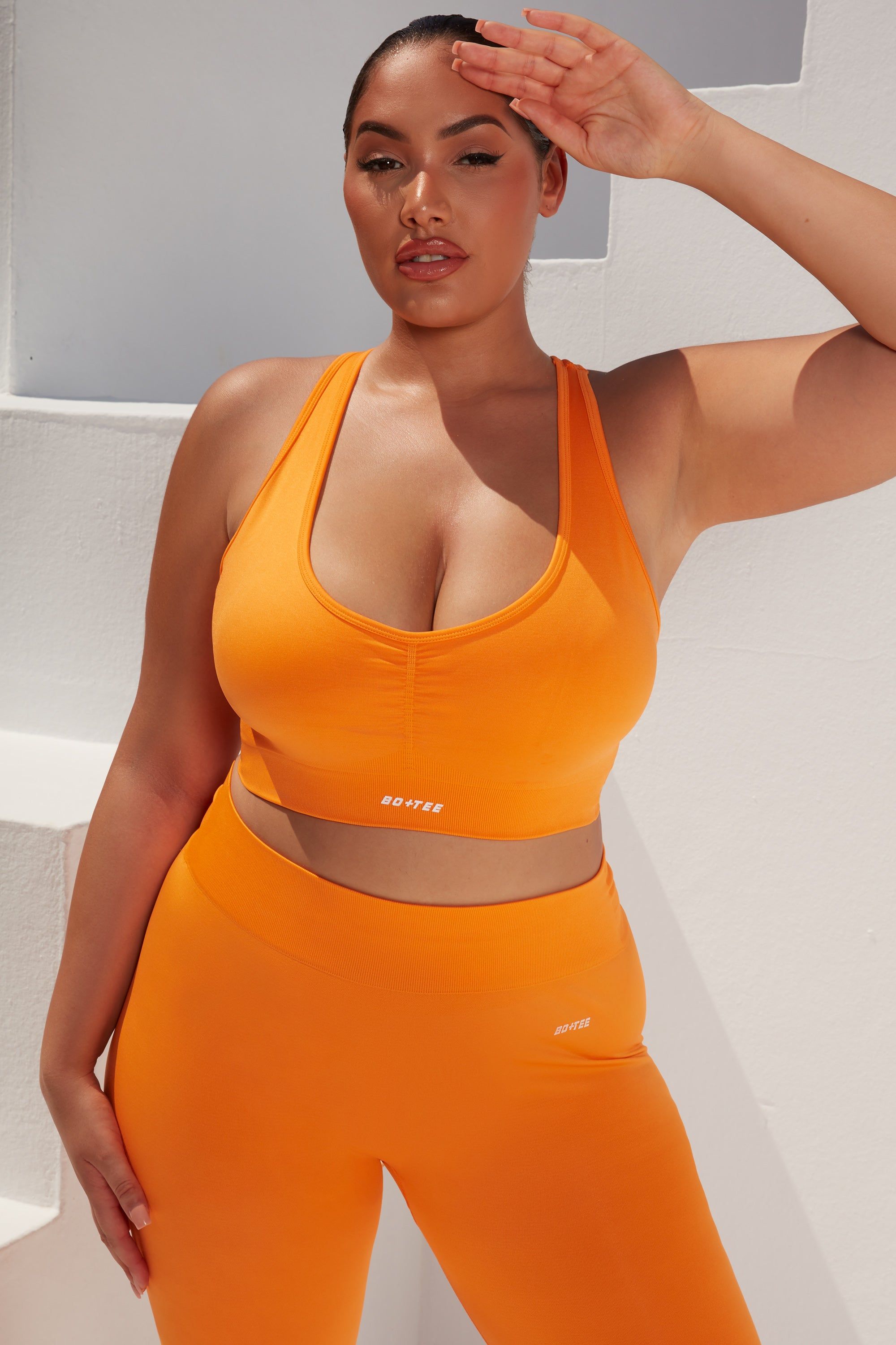 Beam - Sports Bra in Orange sold by Bo + Tee product image thumbnail 11