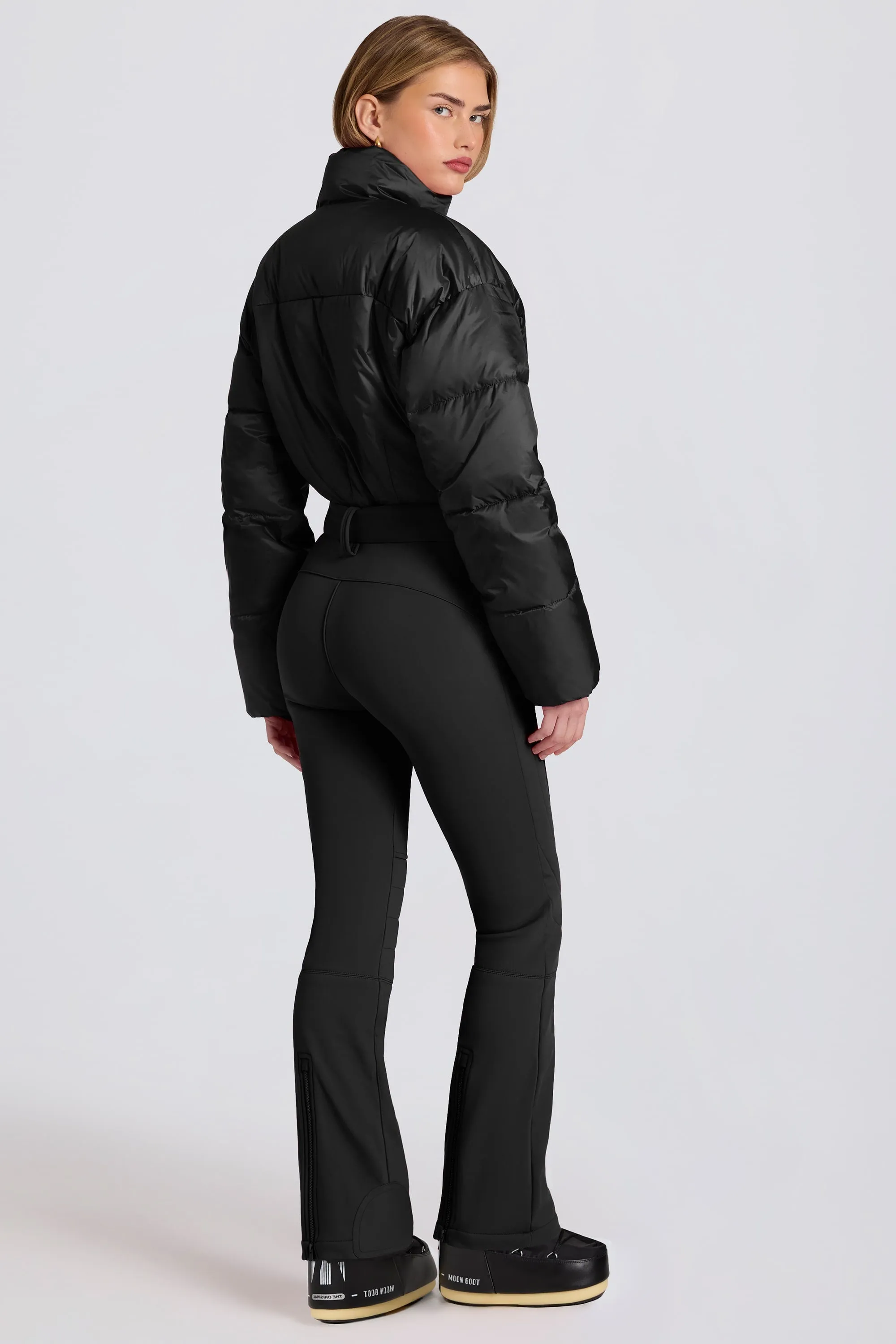 Waterproof Padded Belted Ski Suit in Black sold by Bo + Tee product image thumbnail 2