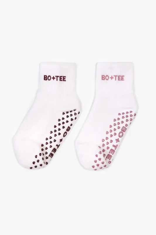 Pilates 2-Pack Socks Bundle in White sold by Bo + Tee