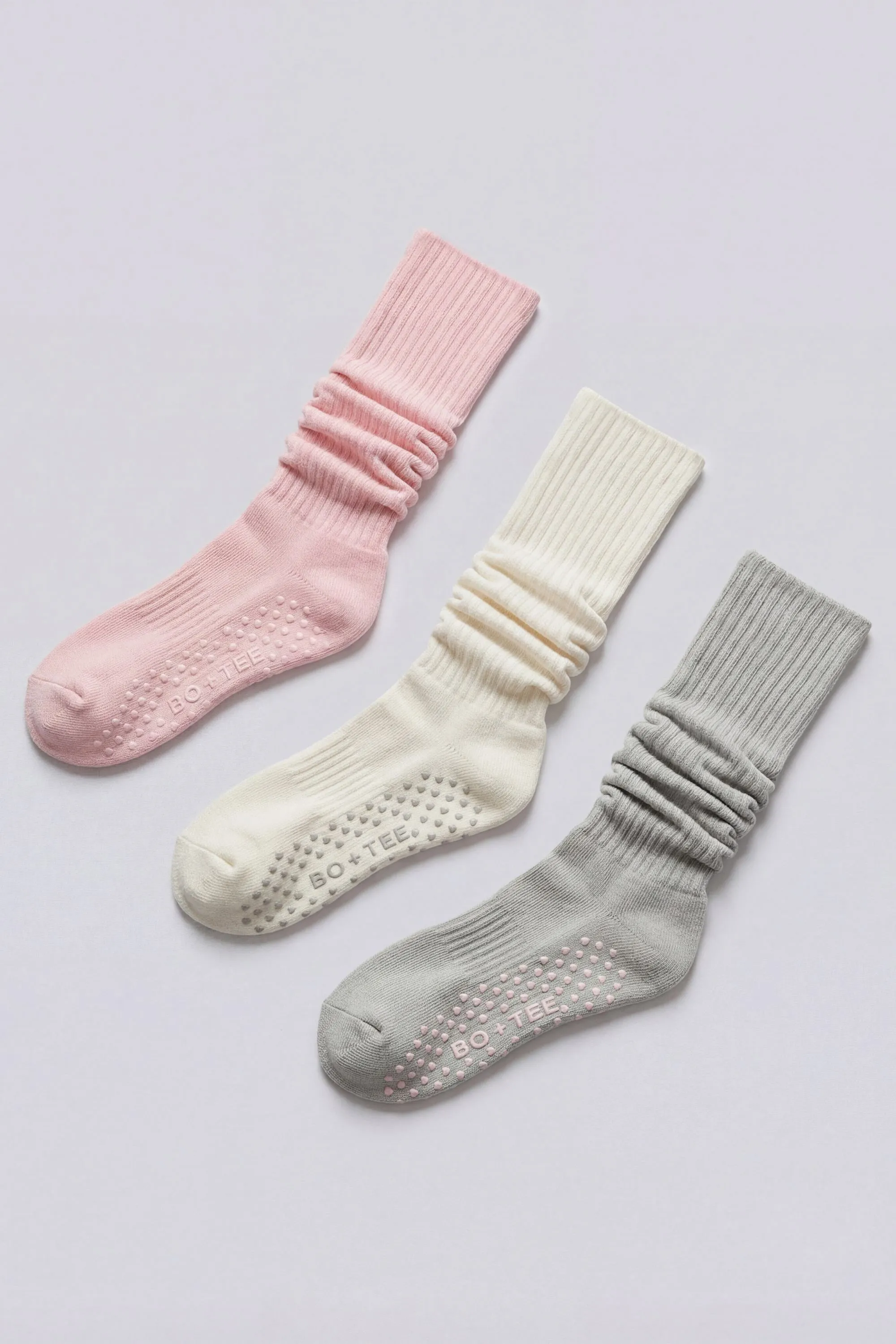 Pilates 3-Pack Socks Bundle in Multi sold by Bo + Tee