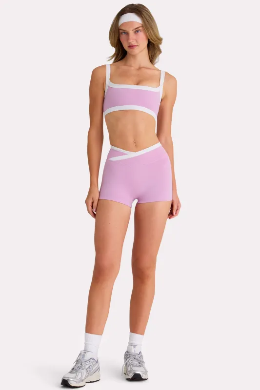 Soft Active Shorts  in Sweet Pink made by Bo + Tee
