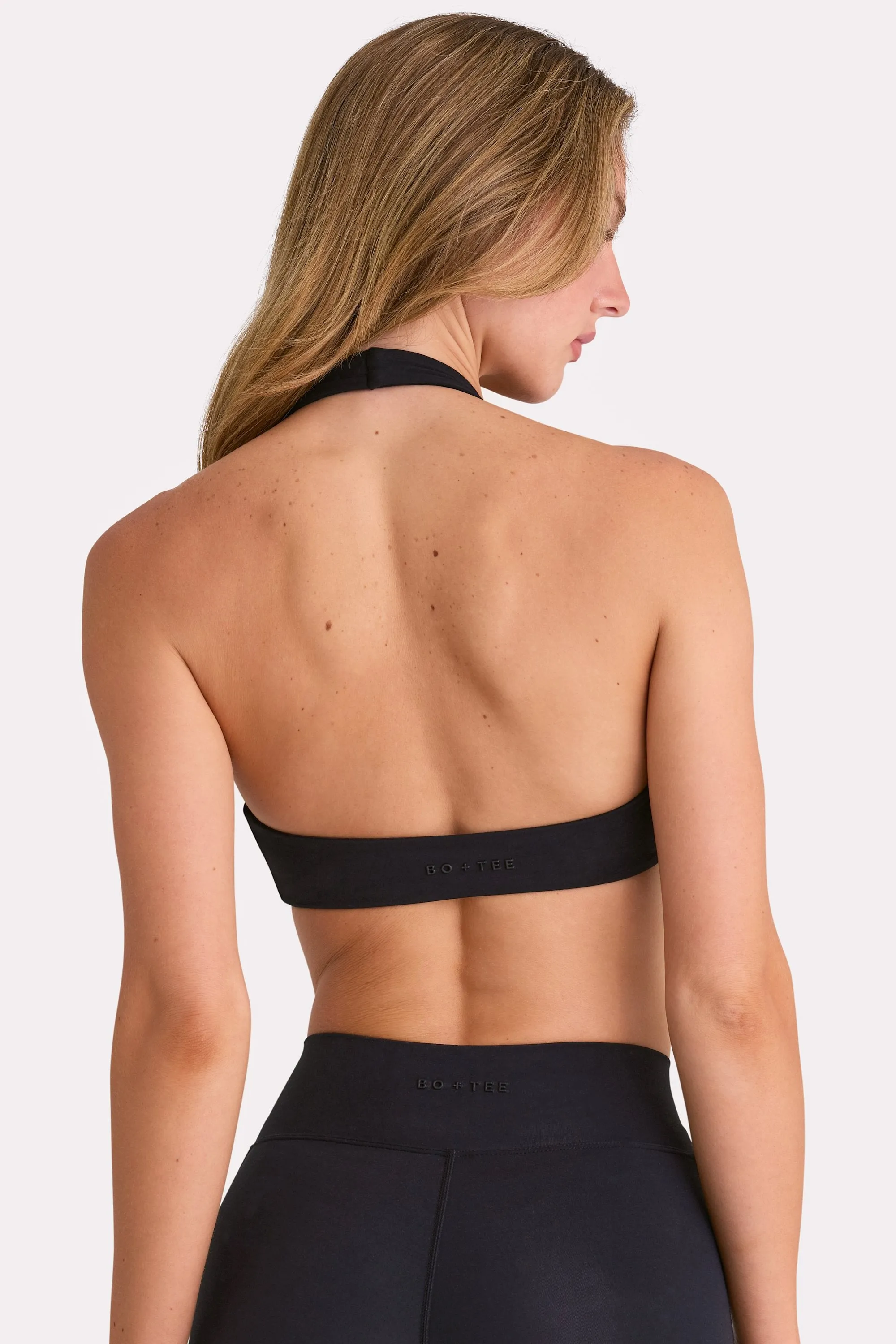 Soft Active Sports Bra in Black sold by Bo + Tee product image thumbnail 2
