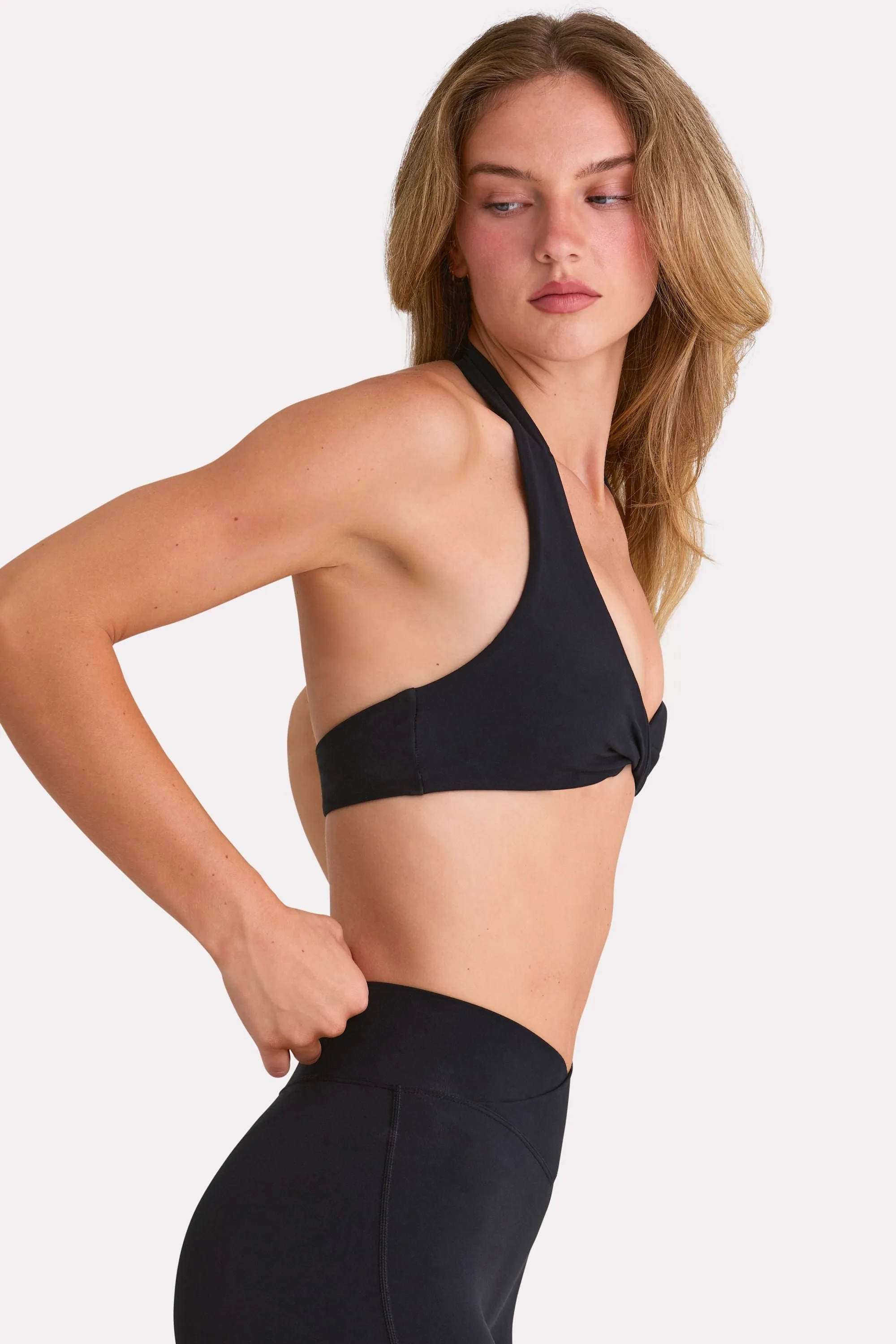 Soft Active Sports Bra in Black sold by Bo + Tee product image thumbnail 3