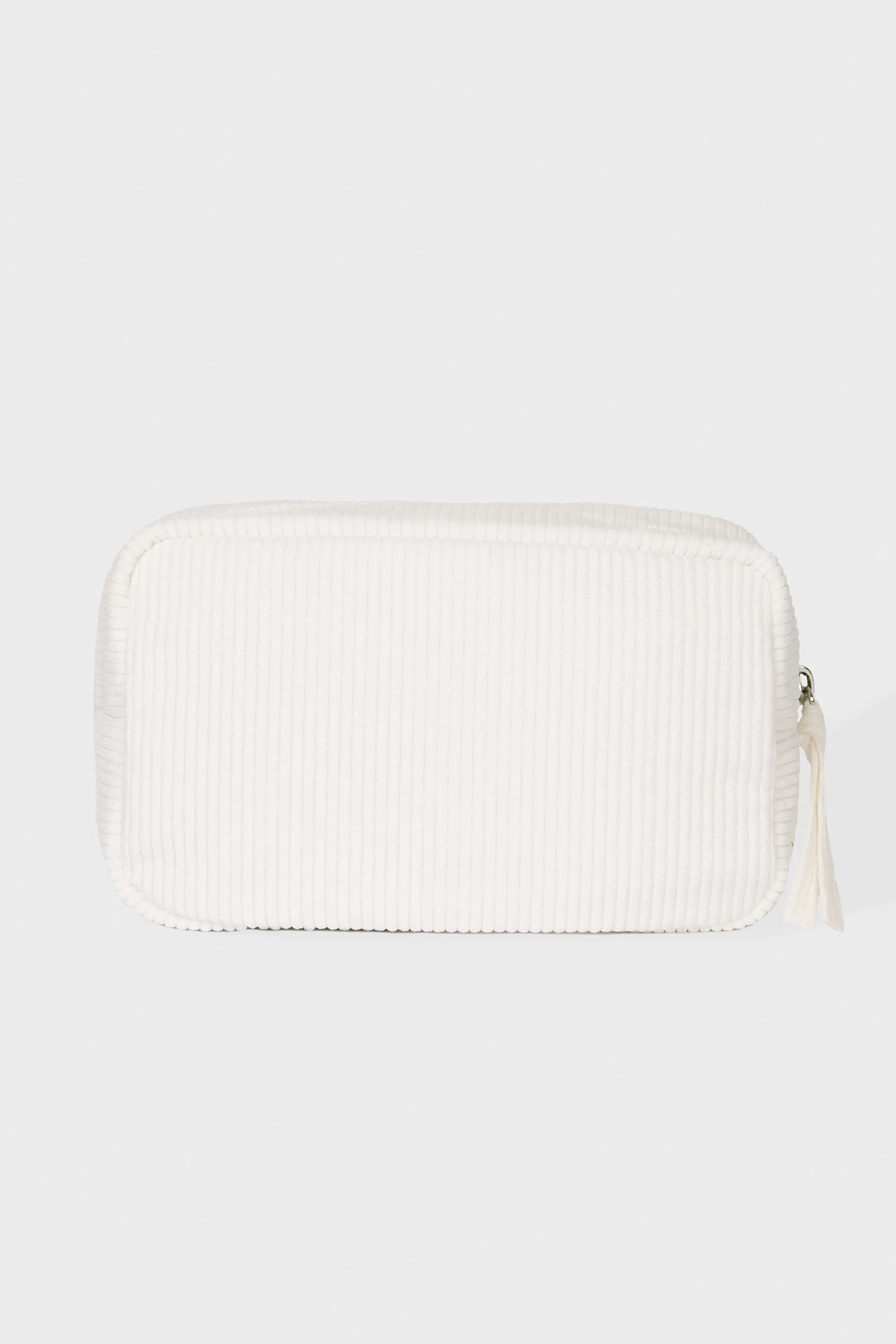 Corduroy Bow Makeup Bag in Milk sold by Bo + Tee product image thumbnail 2