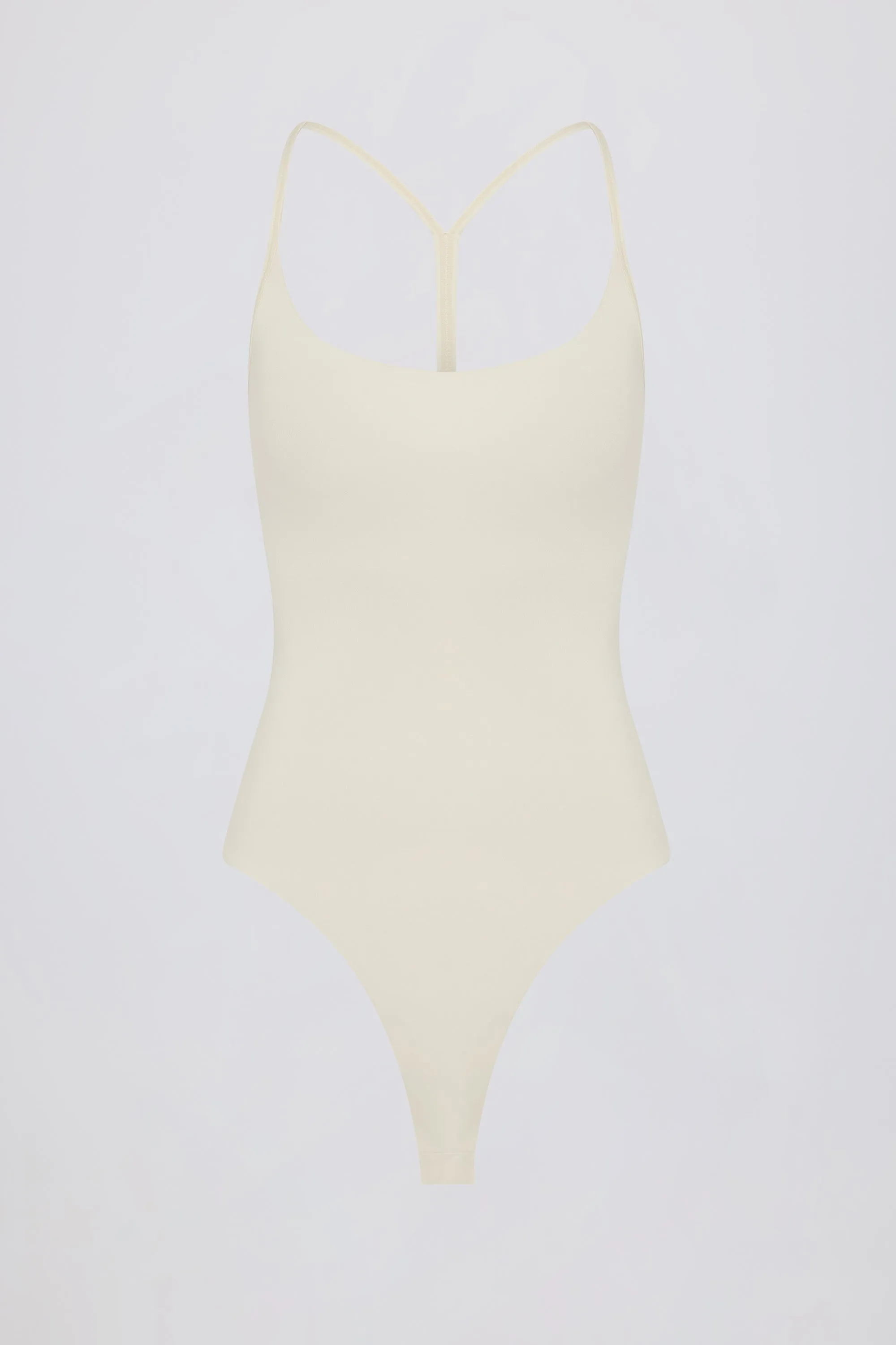 Cut-Out Bodysuit in Oat sold by Bo + Tee product image thumbnail 4