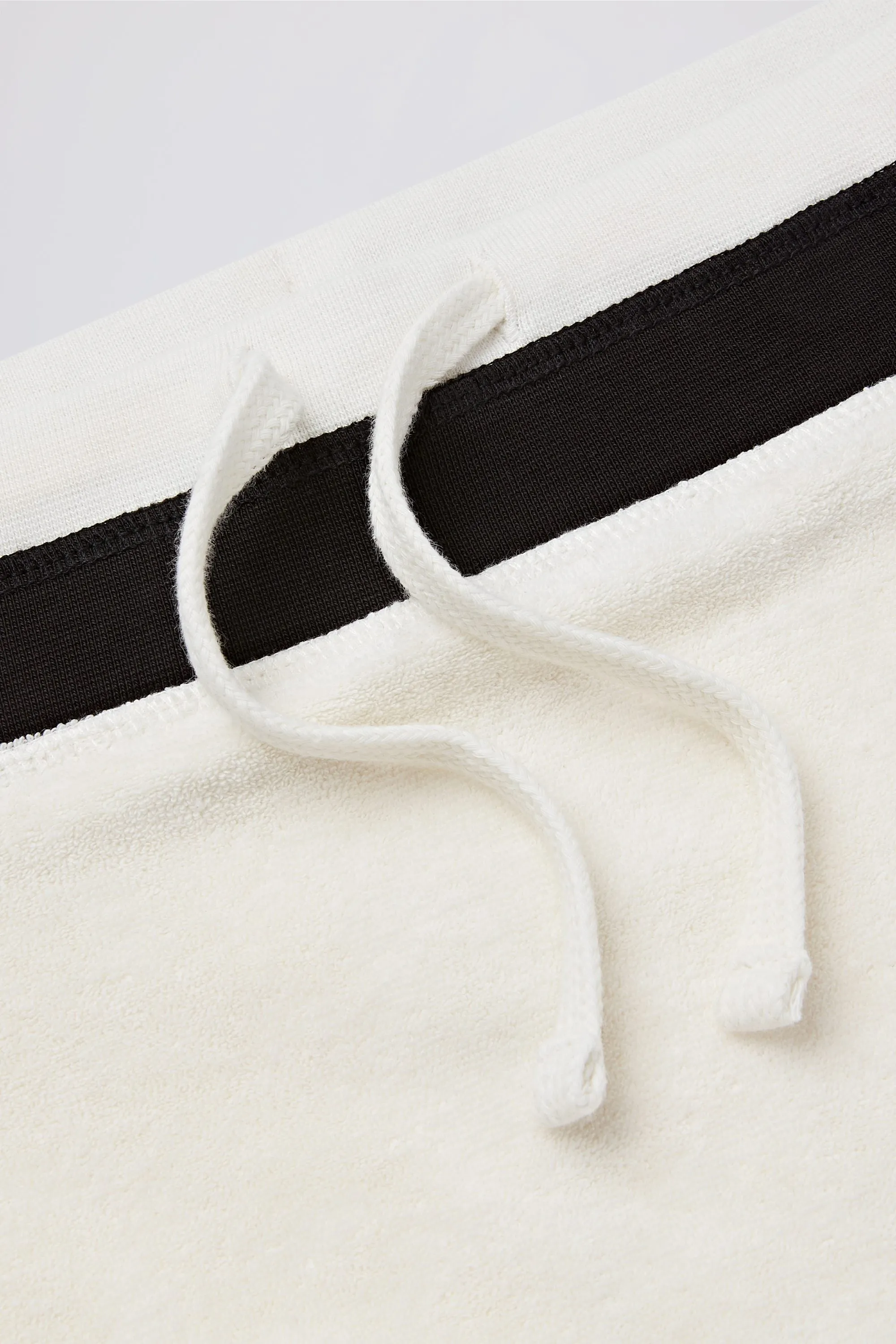 Terry Towelling Mid-Rise Skort in Ivory sold by Bo + Tee product image thumbnail 5