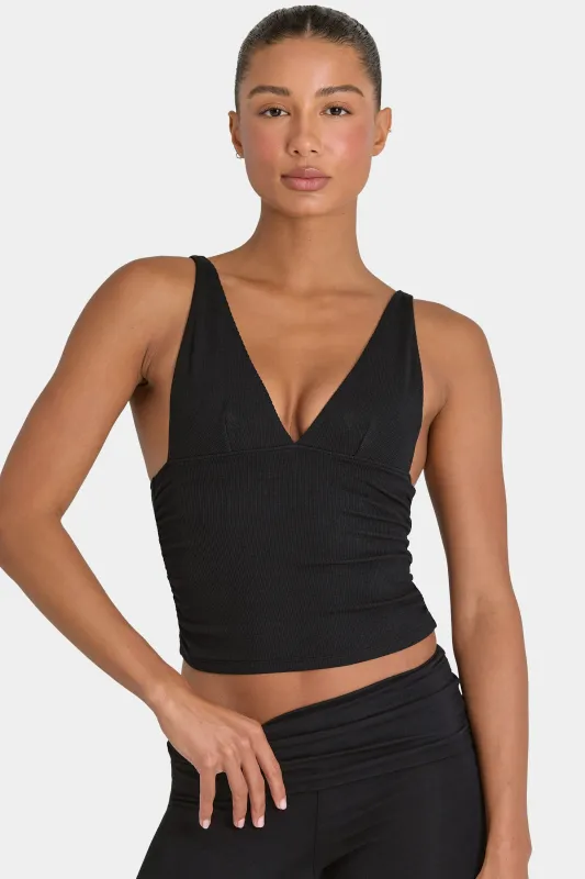 ButterCloud™ Tank Top in Black made by Bo + Tee