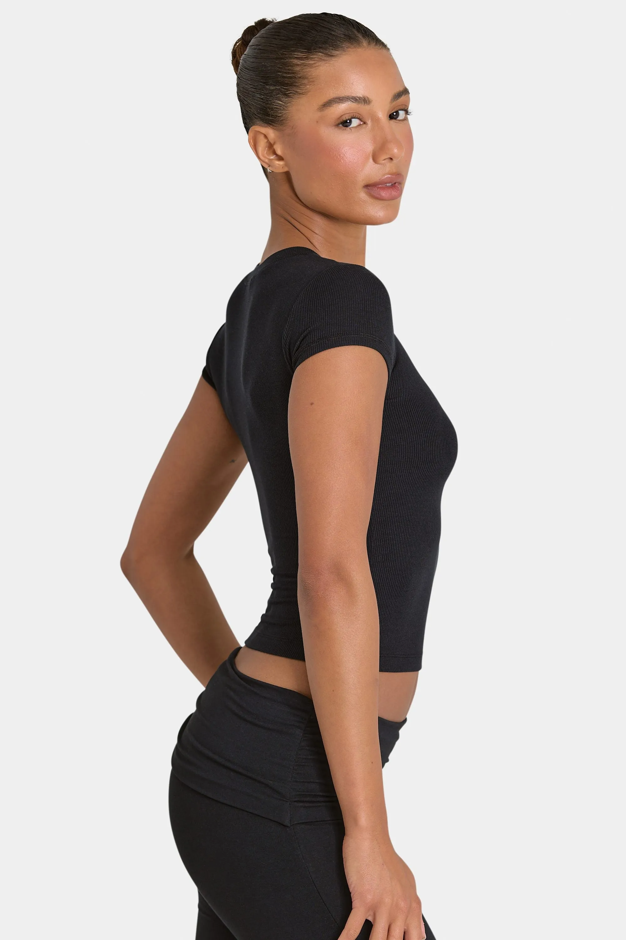 ButterCloud™ T-Shirt in Black sold by Bo + Tee product image thumbnail 3