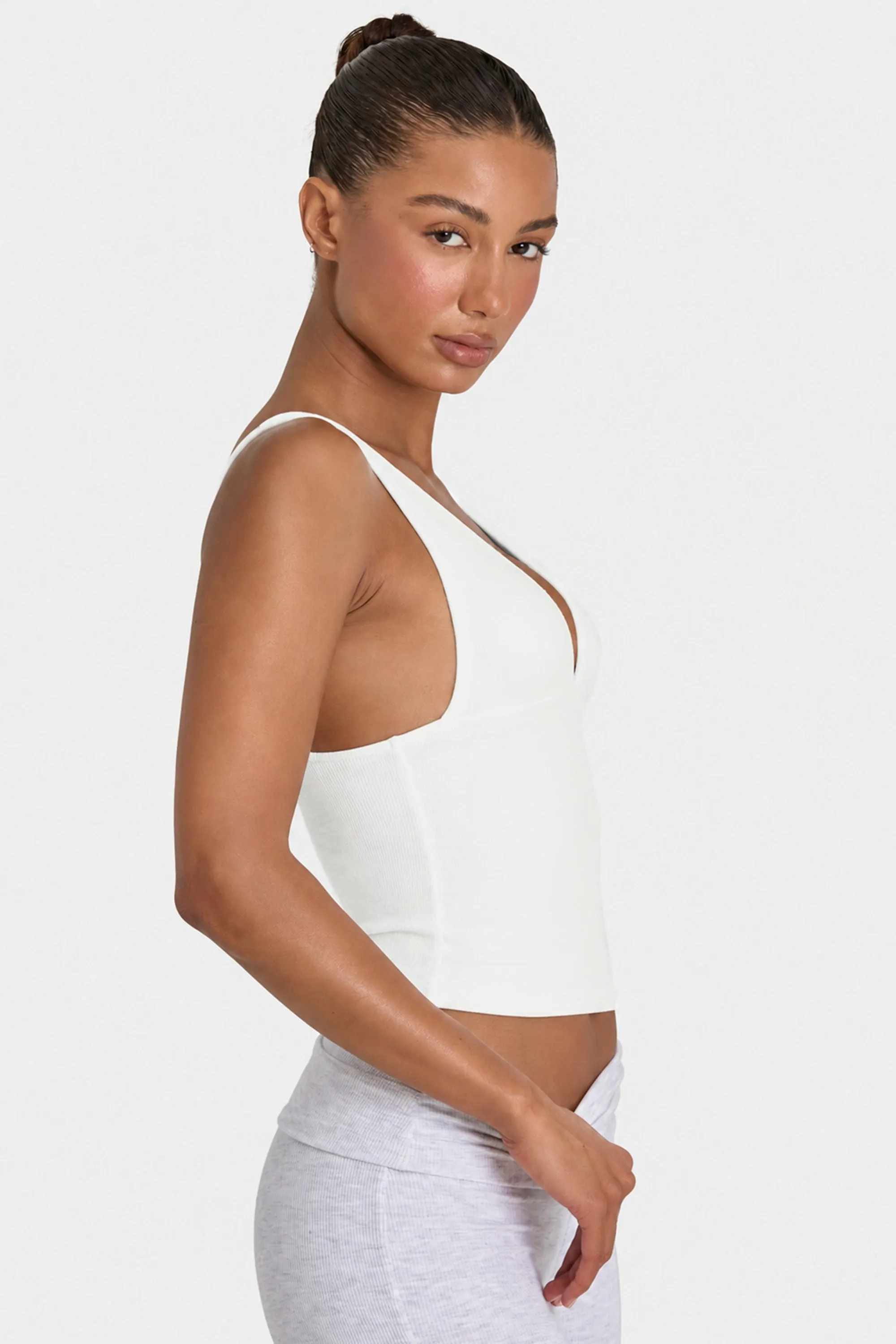 ButterCloud™ Tank Top in Marshmallow sold by Bo + Tee product image thumbnail 3