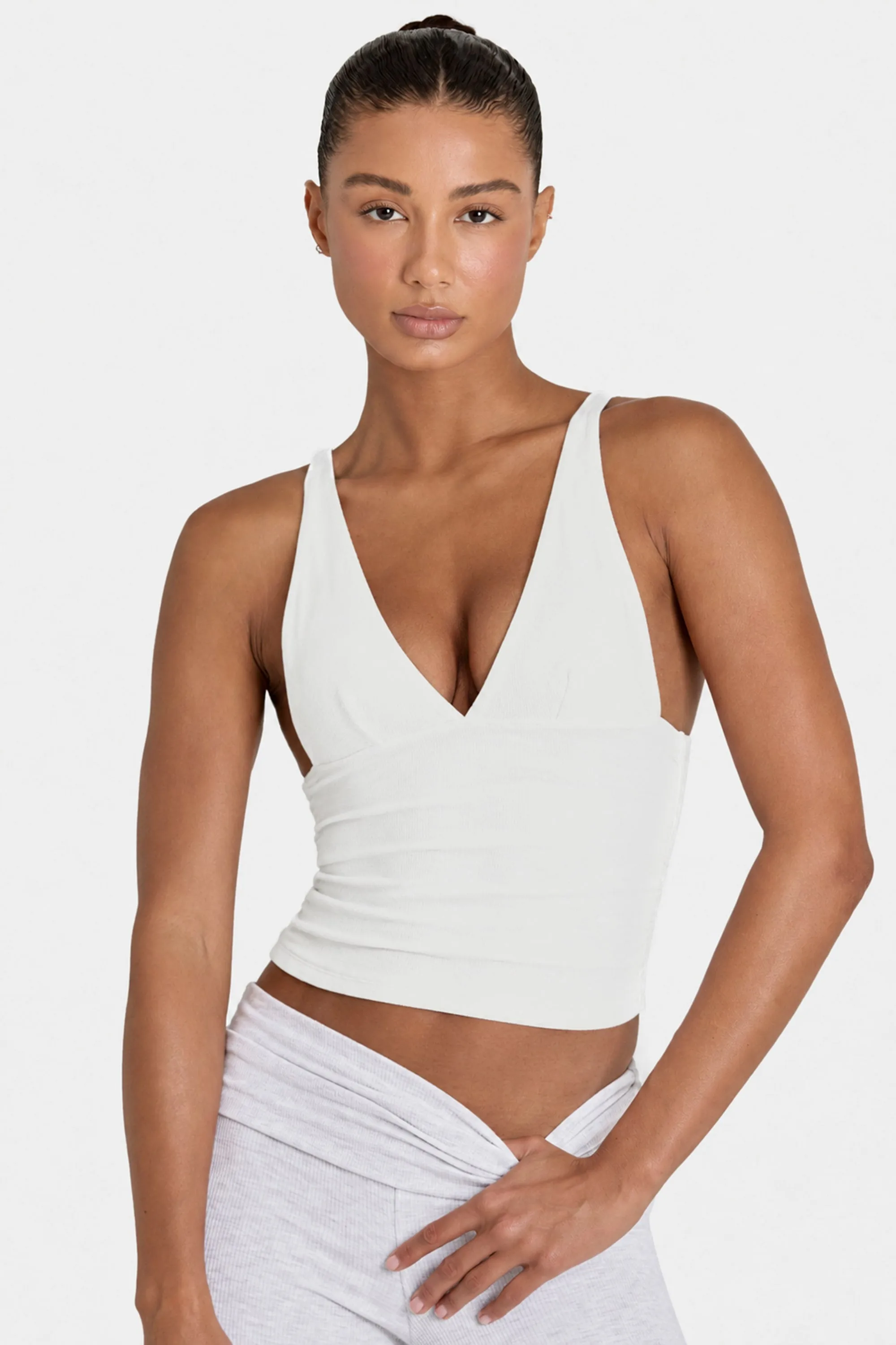 ButterCloud™ Tank Top in Marshmallow sold by Bo + Tee