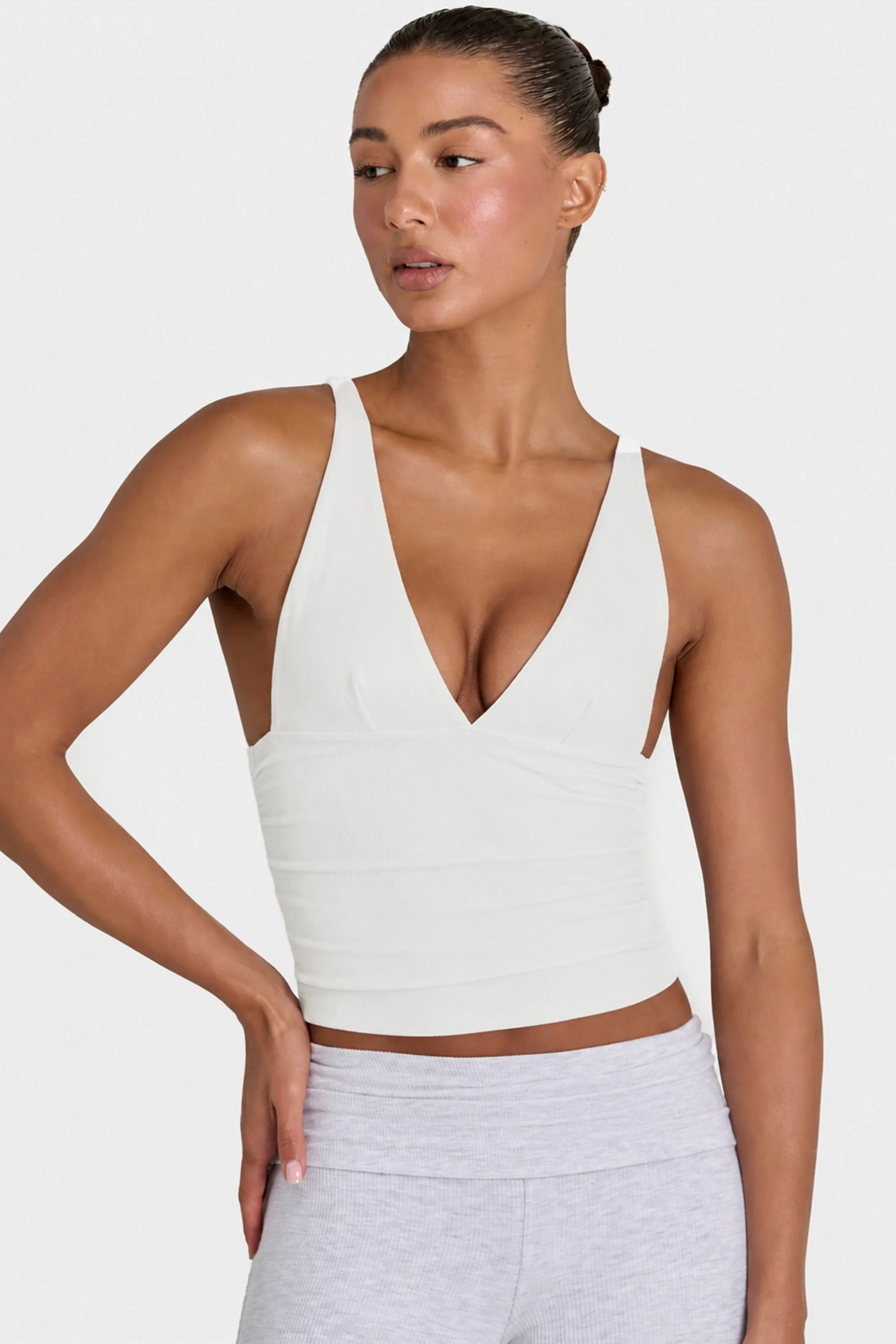 ButterCloud™ Tank Top in Marshmallow sold by Bo + Tee product image thumbnail 5