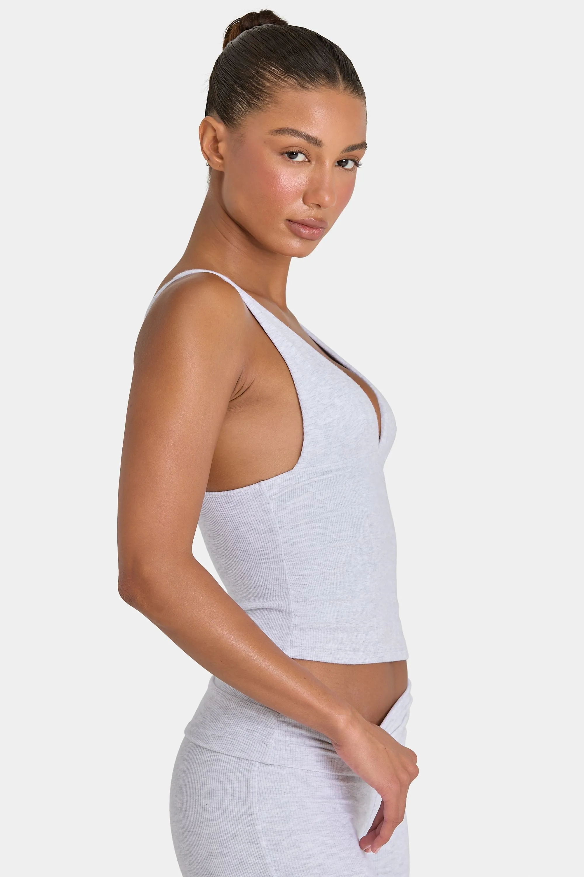 ButterCloud™ Tank Top in Grey Marl sold by Bo + Tee product image thumbnail 3