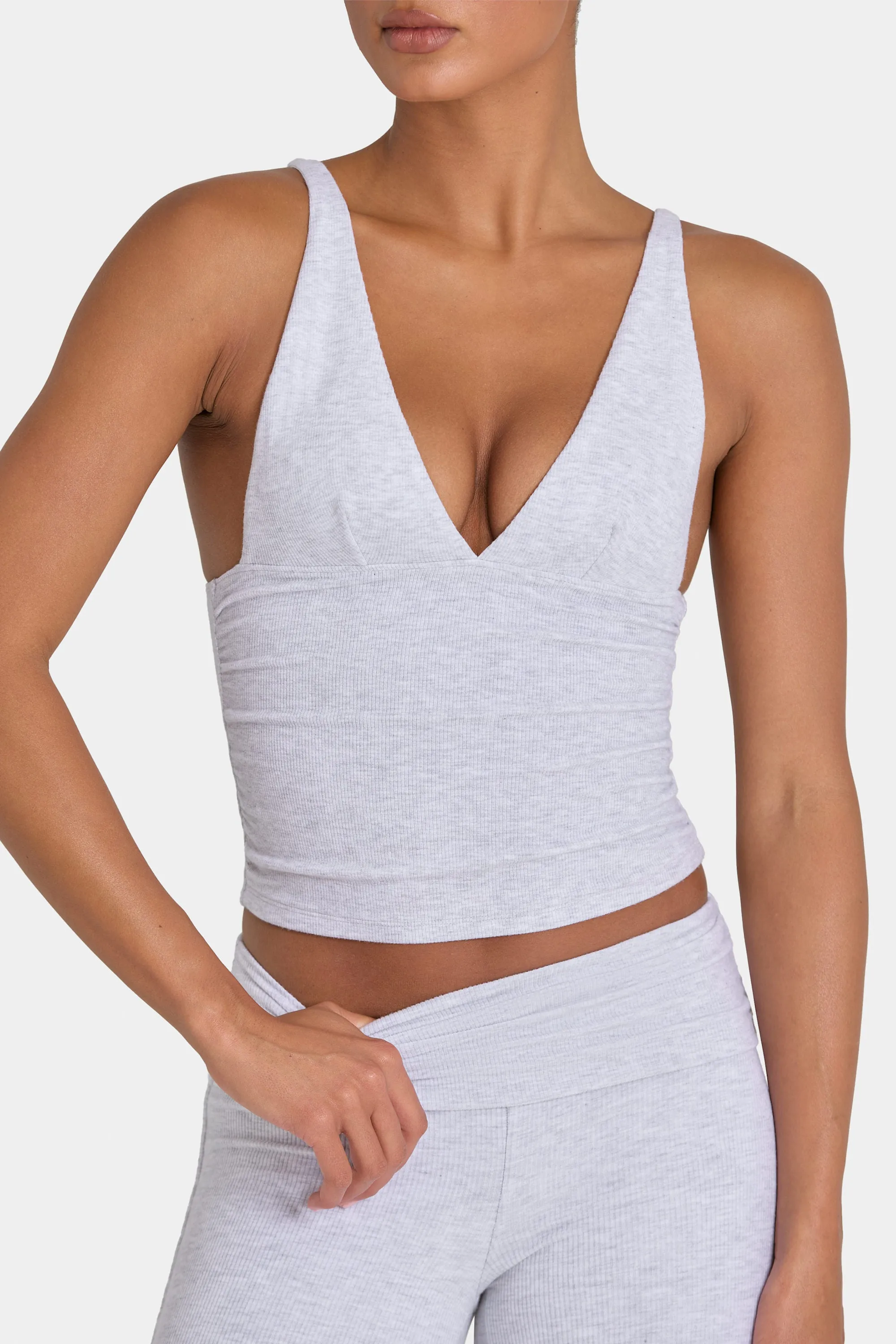 ButterCloud™ Tank Top in Grey Marl sold by Bo + Tee product image thumbnail 4