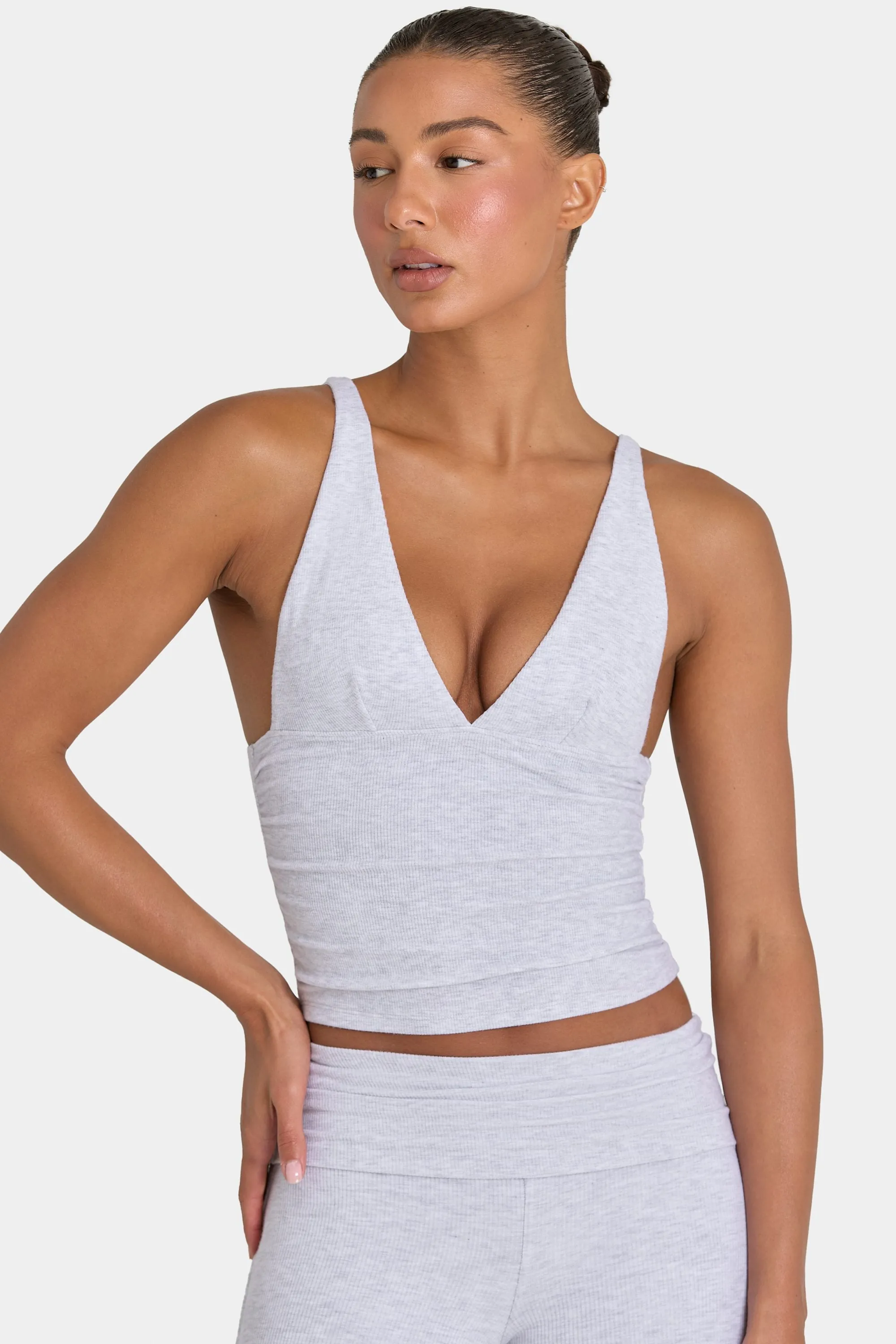 ButterCloud™ Tank Top in Grey Marl sold by Bo + Tee product image thumbnail 5