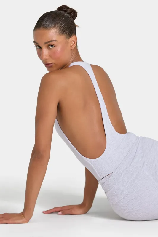 ButterCloud™ Bodysuit in Grey Marl made by Bo + Tee