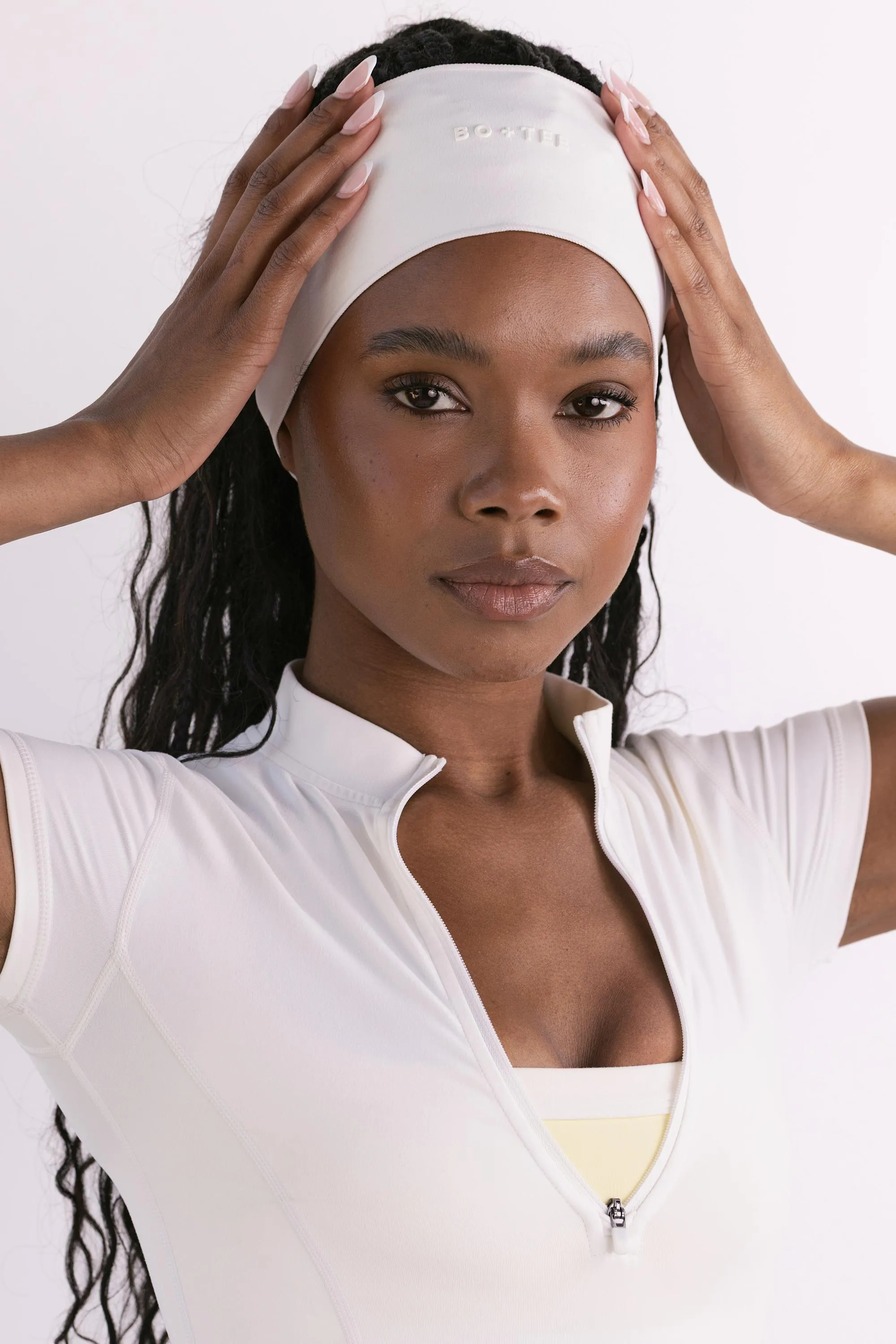 Soft Active Headband 3-Pack in Coconut sold by Bo + Tee product image thumbnail 2