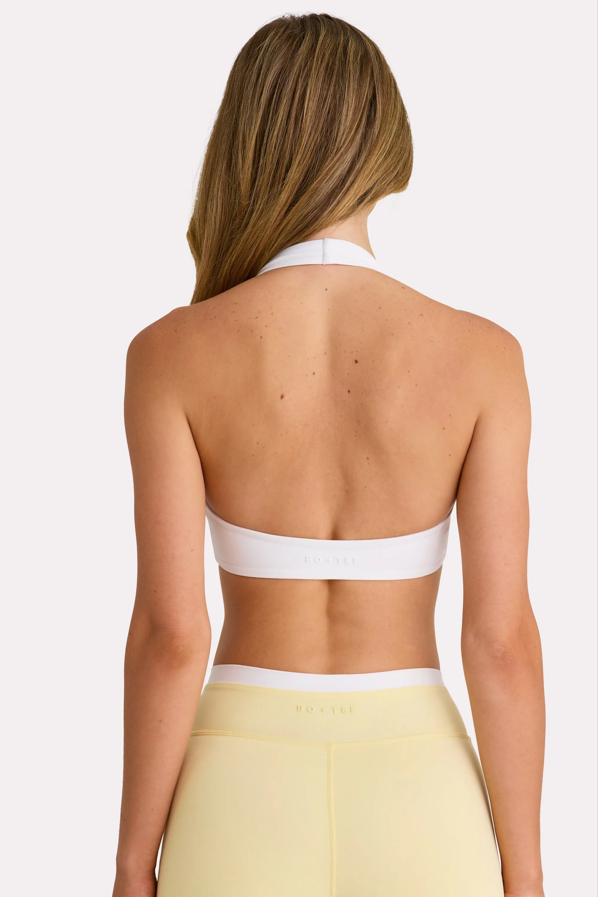 Soft Active Sports Bra in Coconut sold by Bo + Tee product image thumbnail 5