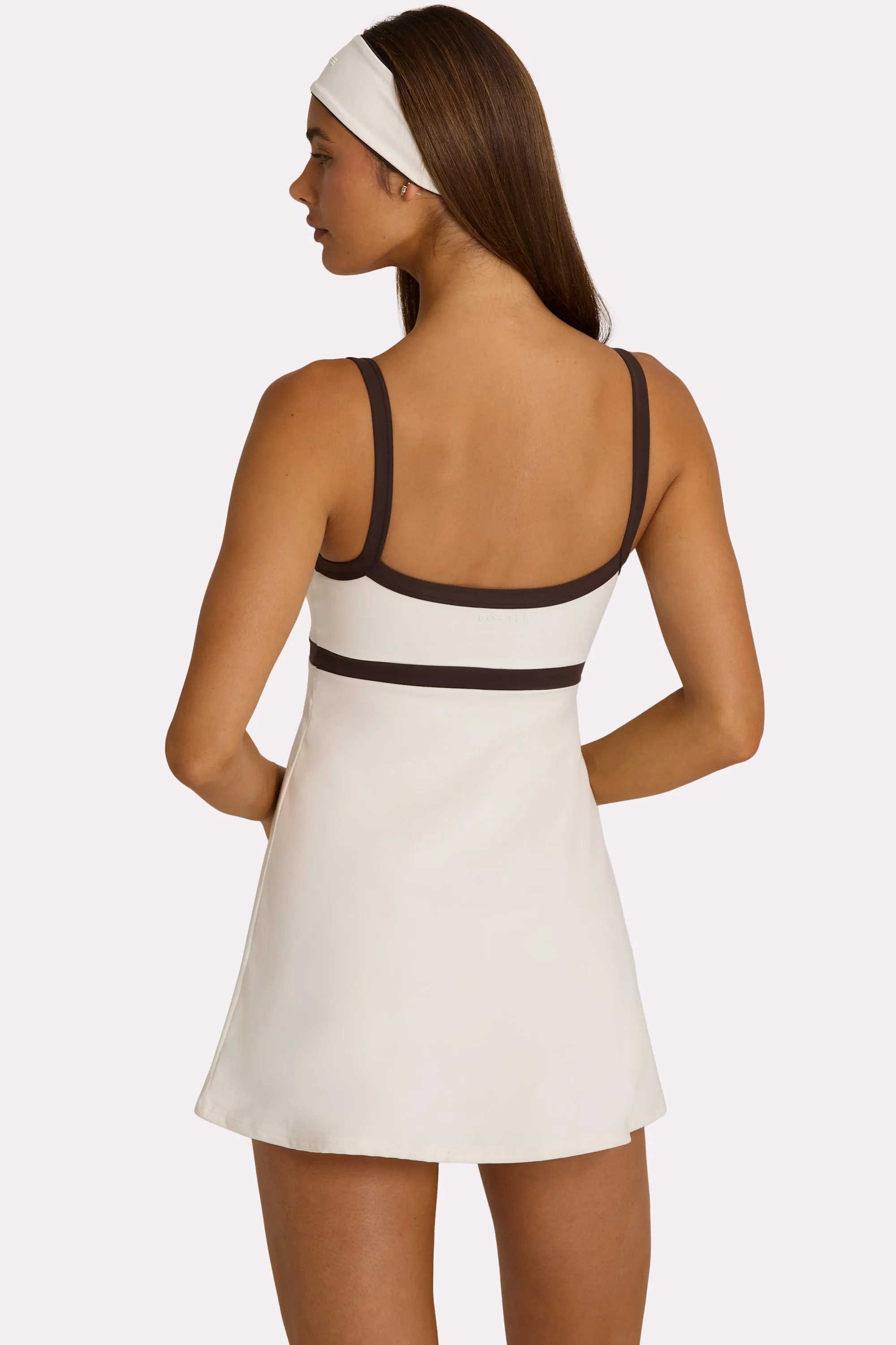 Soft Active Tennis Dress in Coconut sold by Bo + Tee product image thumbnail 2