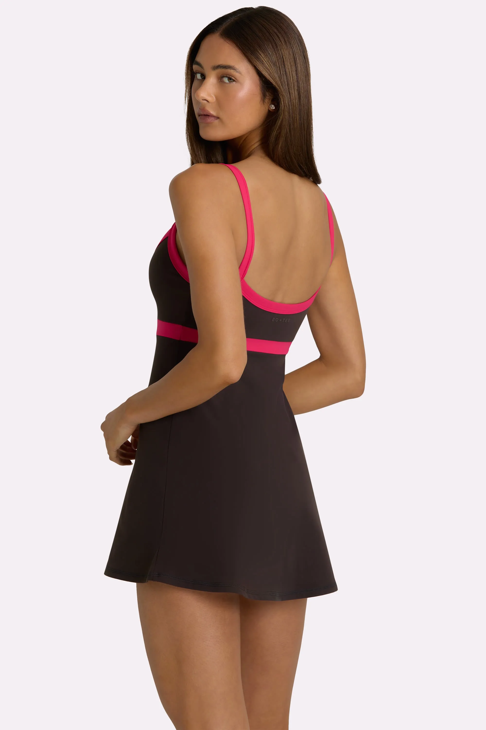 Soft Active Tennis Dress in Truffle sold by Bo + Tee product image thumbnail 2