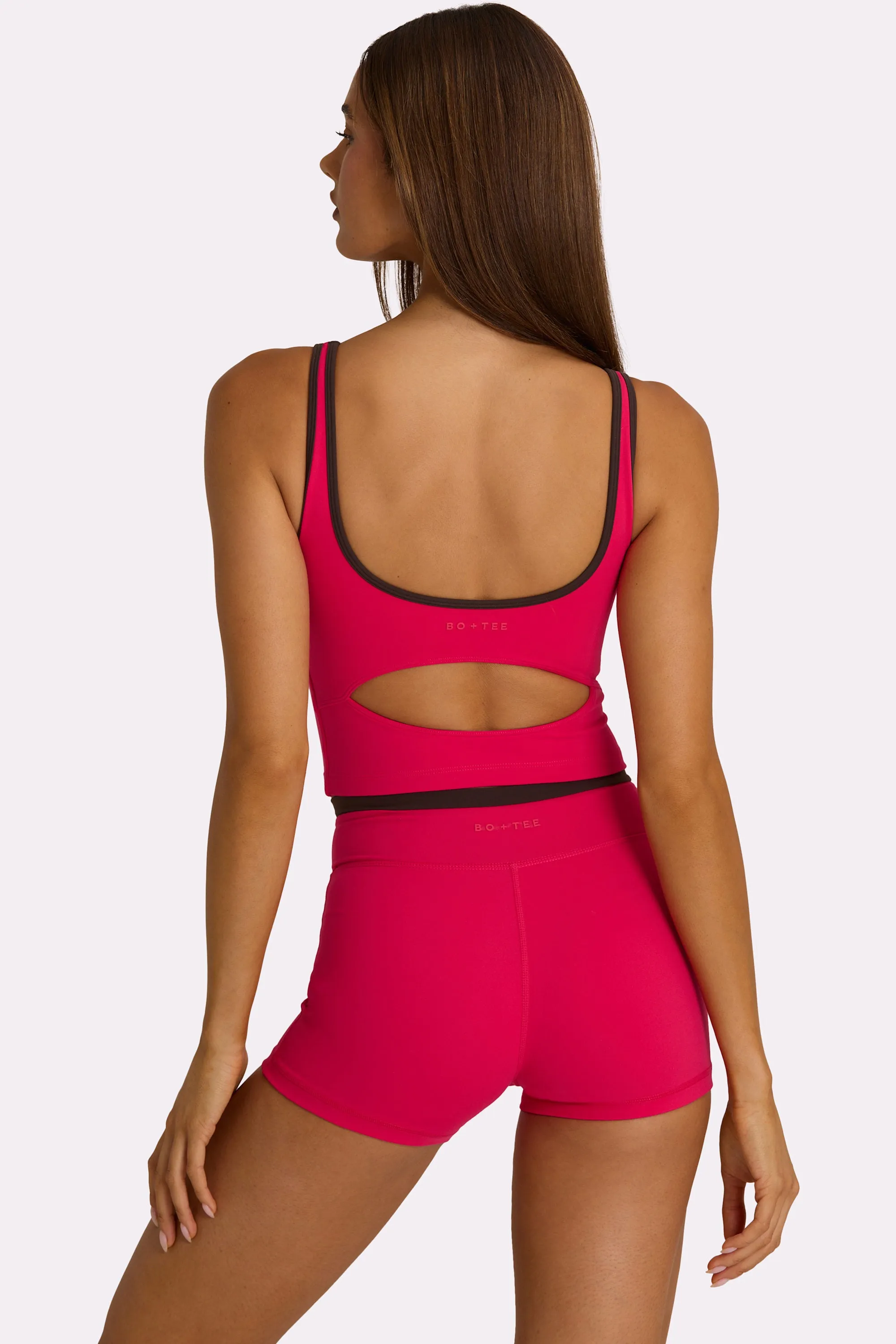 Soft Active Tank Top in Hot Pink sold by Bo + Tee product image thumbnail 2