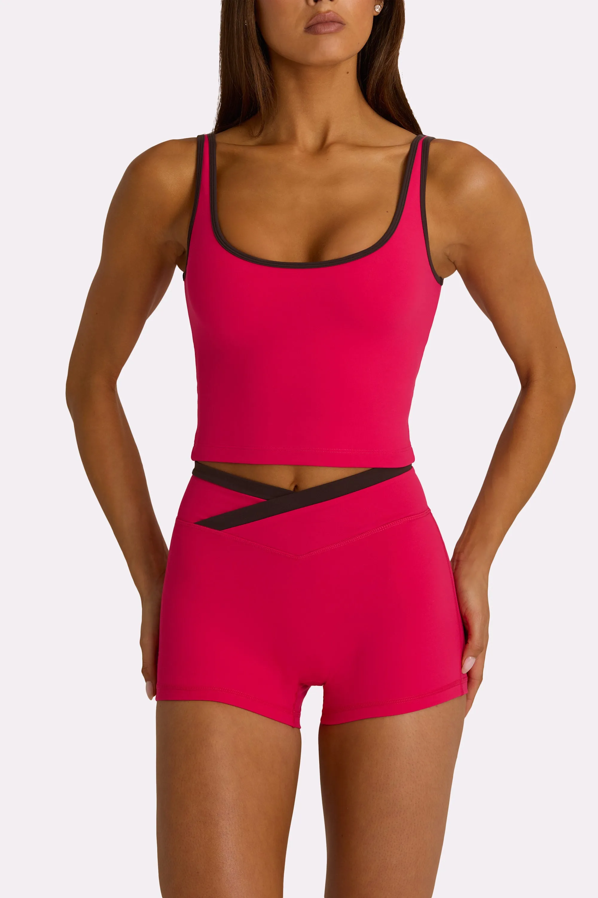 Soft Active Tank Top in Hot Pink sold by Bo + Tee product image thumbnail 4