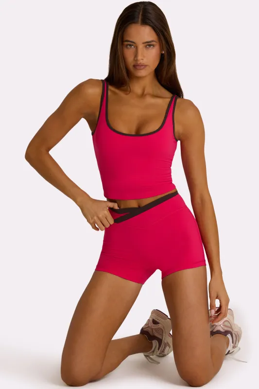 Soft Active Tank Top in Hot Pink made by Bo + Tee