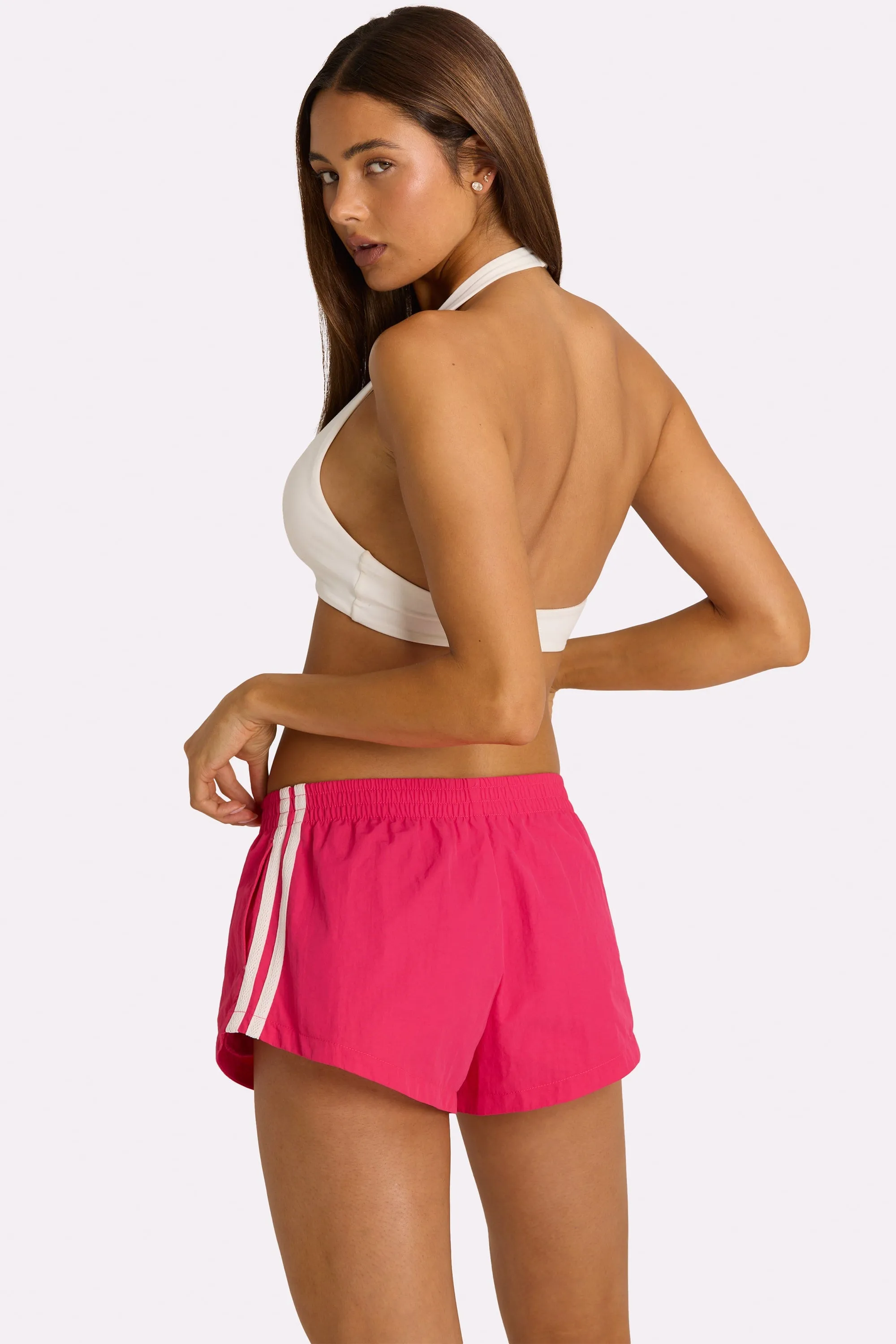 Woven Track Shorts in Hot Pink sold by Bo + Tee product image thumbnail 3