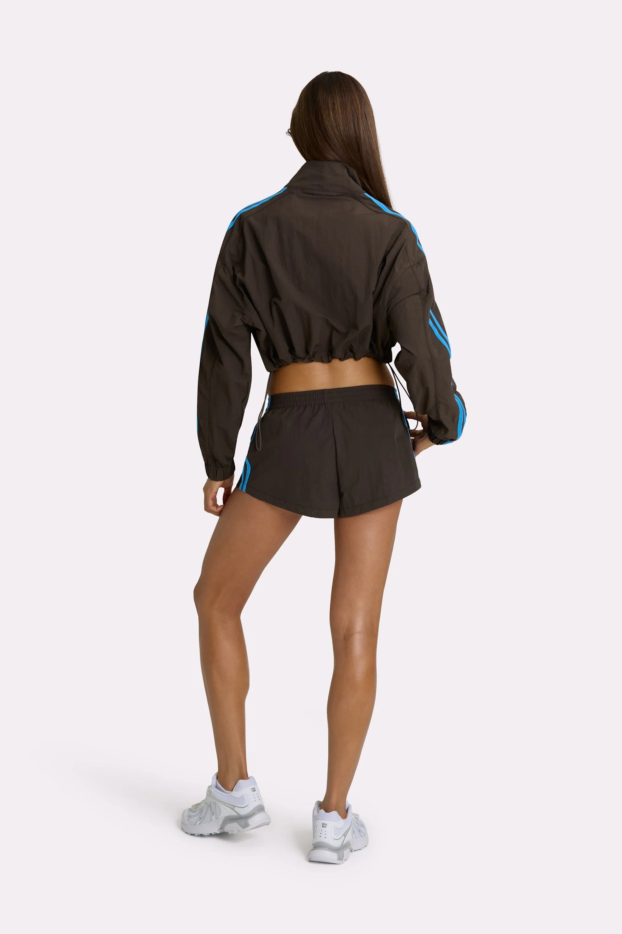 Woven Track Shorts in Truffle sold by Bo + Tee product image thumbnail 2