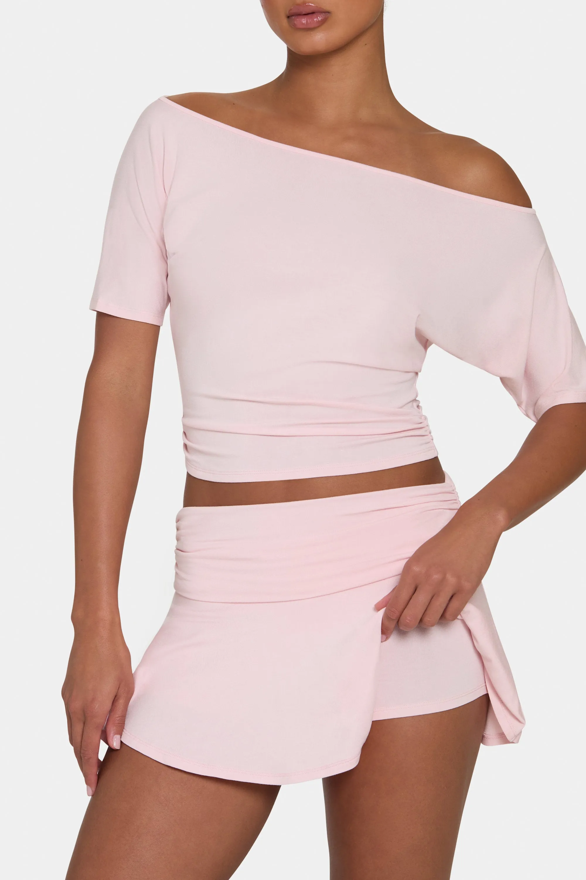 ButterCloud™ Mini Skort in Blush sold by Bo + Tee product image thumbnail 4
