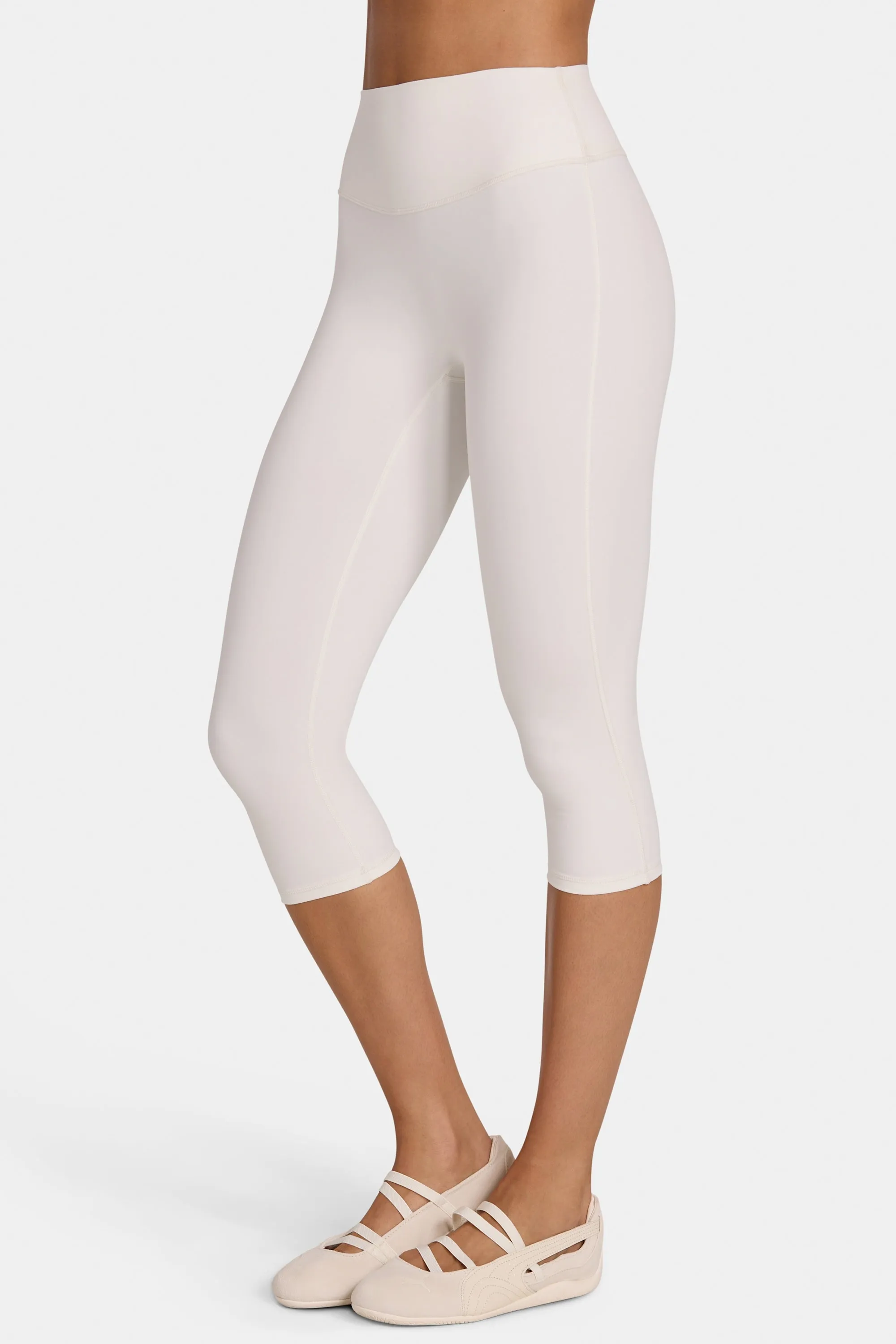 Soft Active Capri Leggings in Coconut sold by Bo + Tee product image thumbnail 4